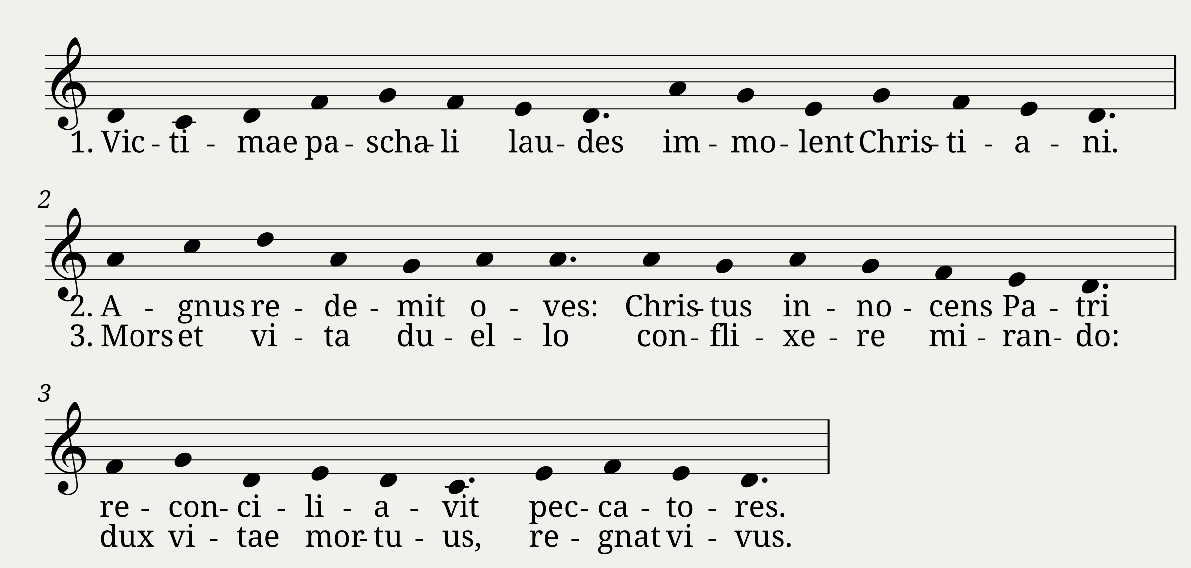 Victimae Paschali - Anonymous (Gregorian chant)