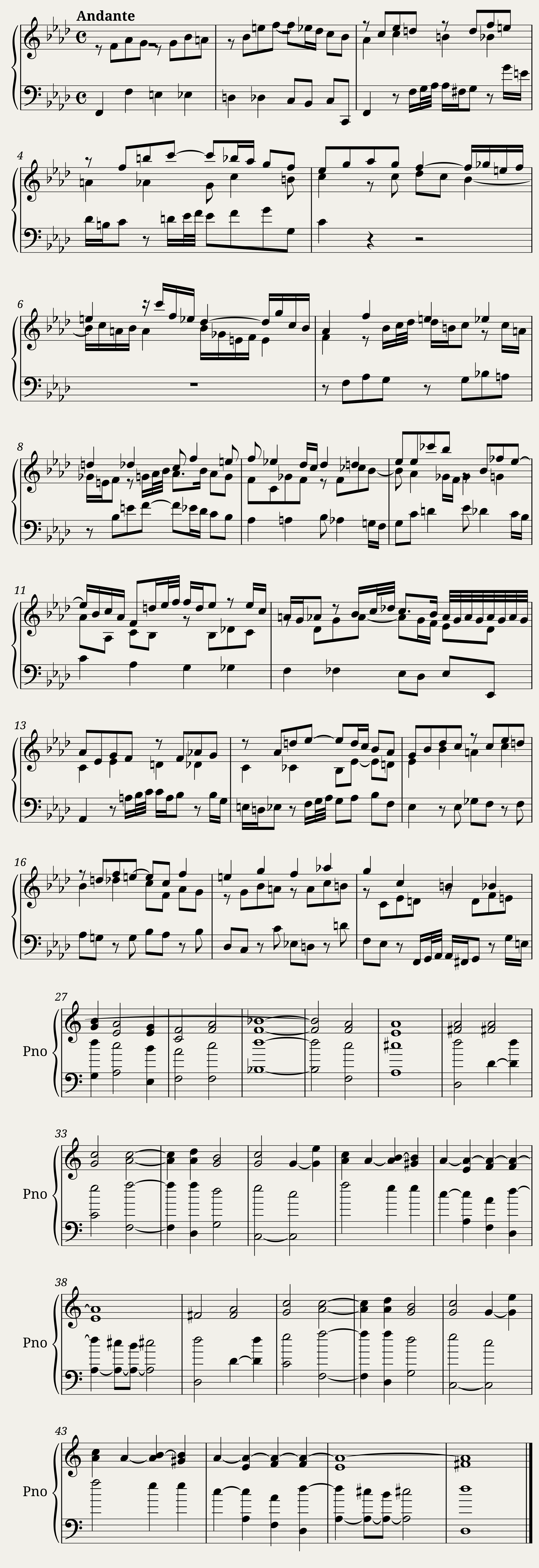 BWV 795: Sinfonia IX (A = 415 Hz)