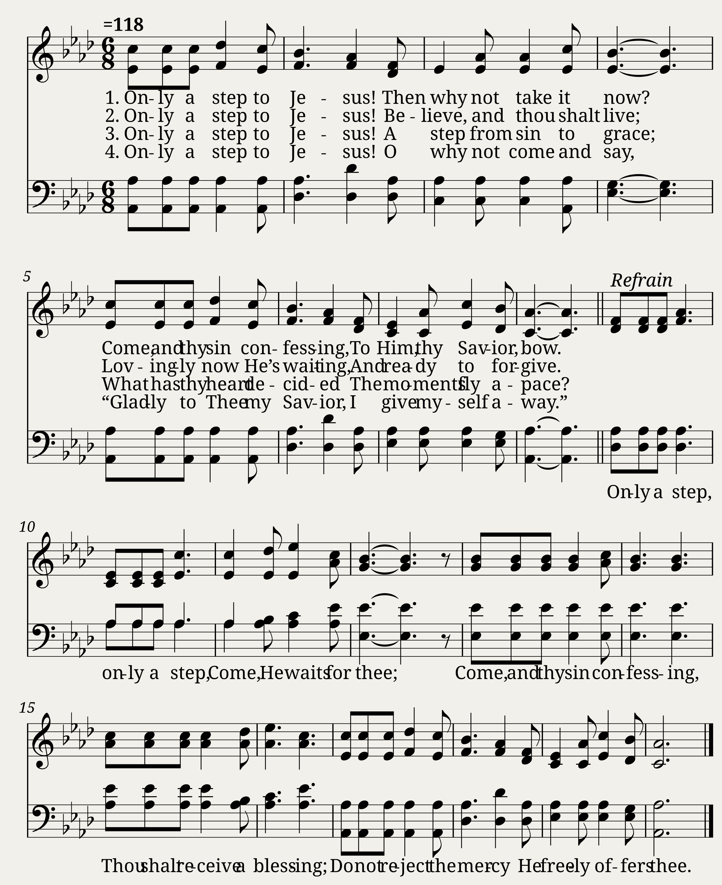 Only a step - W. Howard Doane