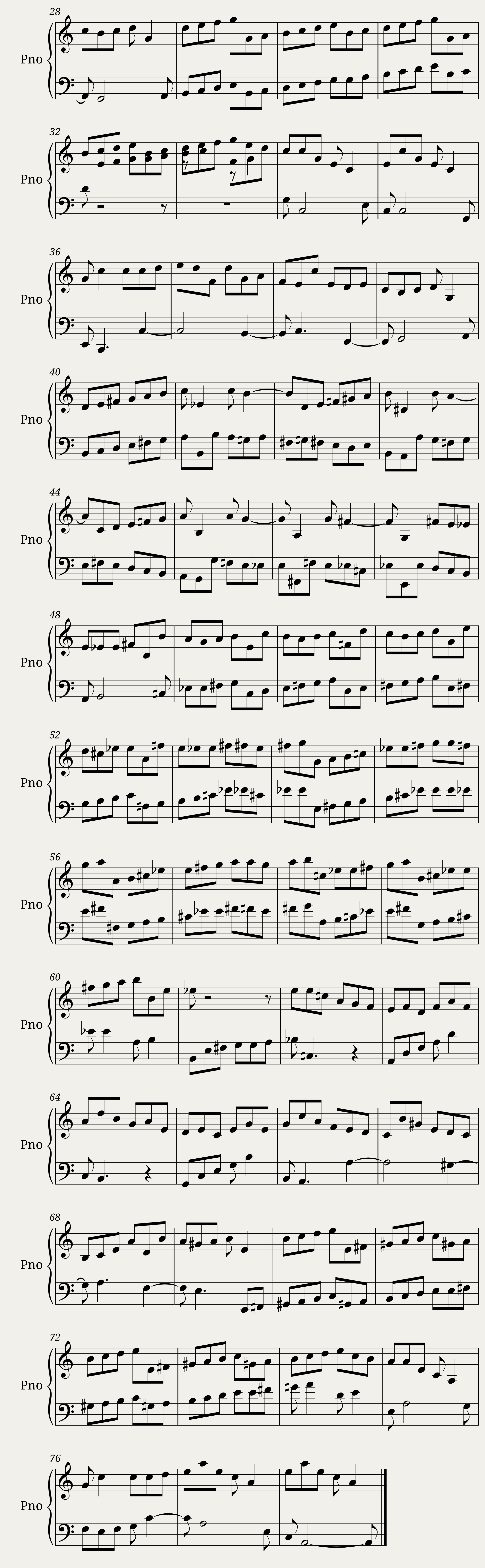 English Suite II: Gigue — 2/2