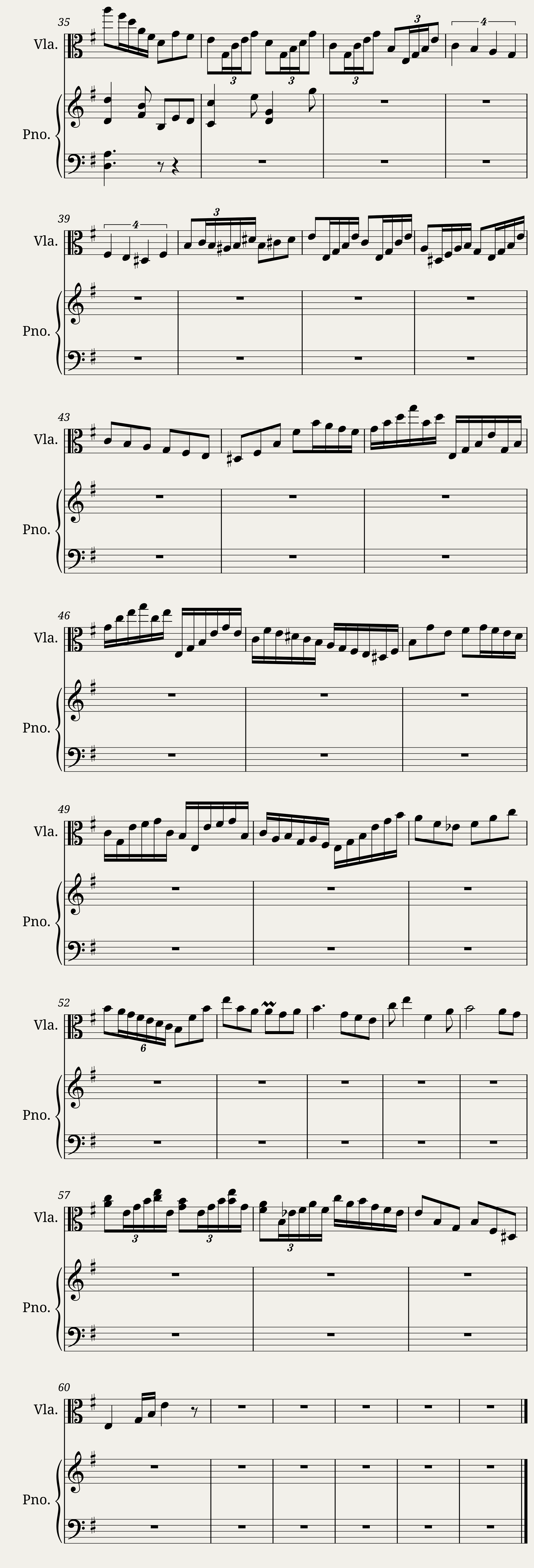 Sonata no. 2 for Sola Viola and Piano — 3/3