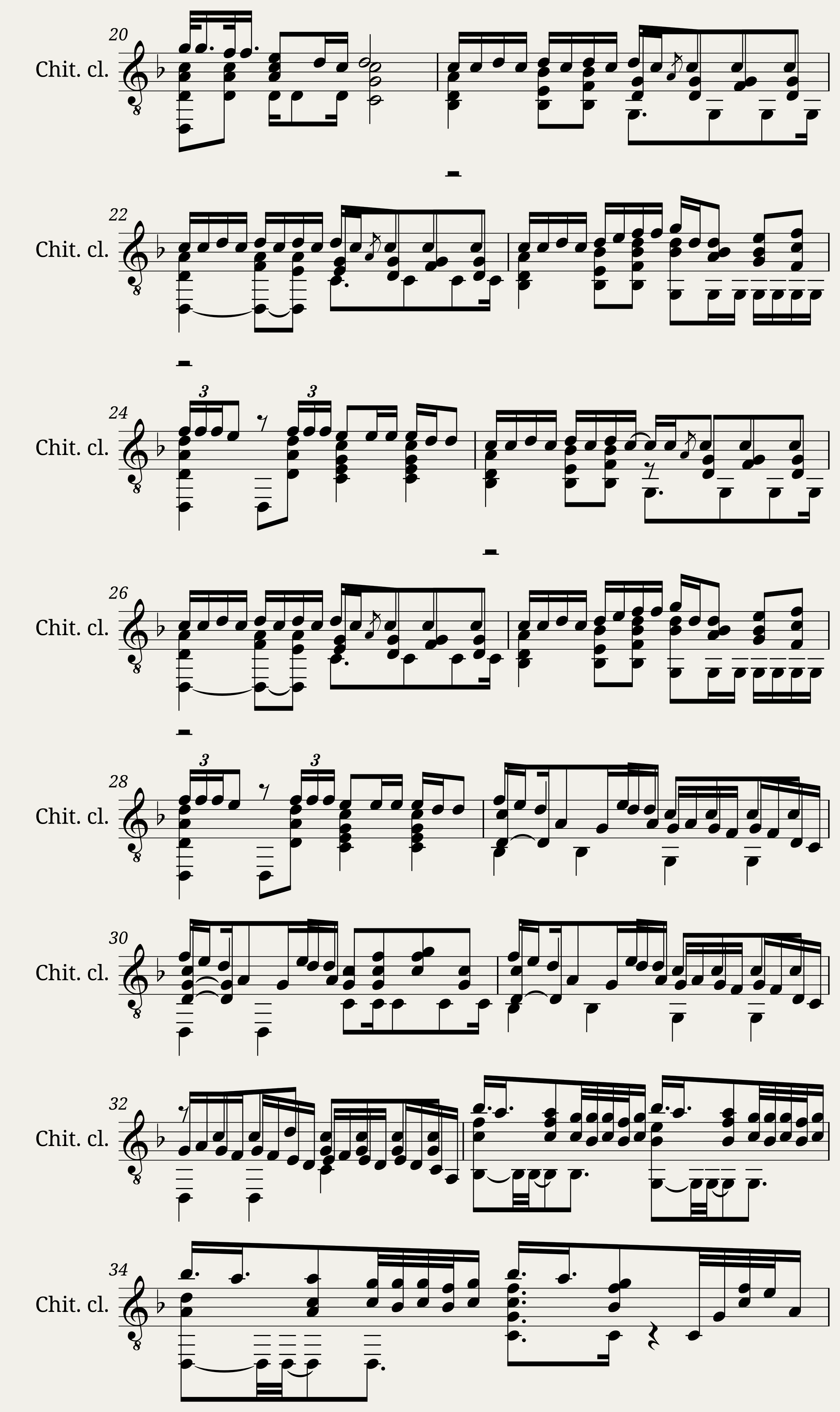 BTS - Black Swan Guitar Cover Score — 2/3