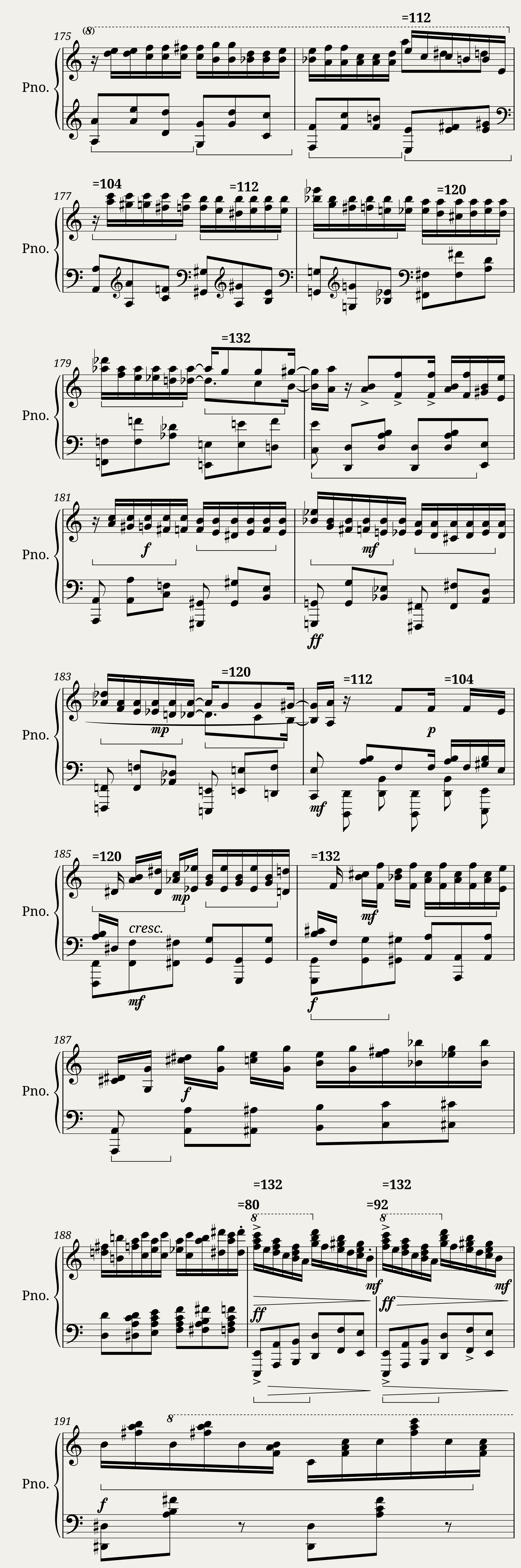 Chopin Ballade No. 2 (Piano solo) — 9/10