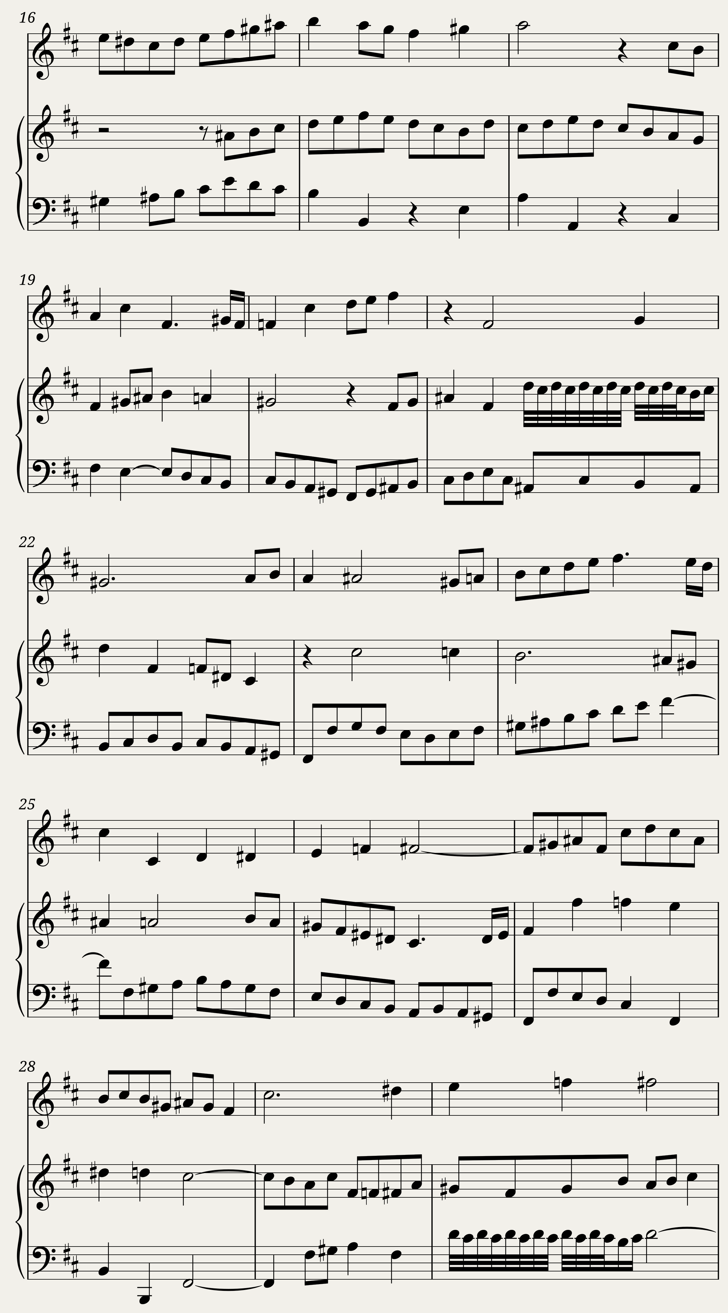BWV 1079 Musical Offering Canon Perpetuus (A = 415 Hz) — 2/2