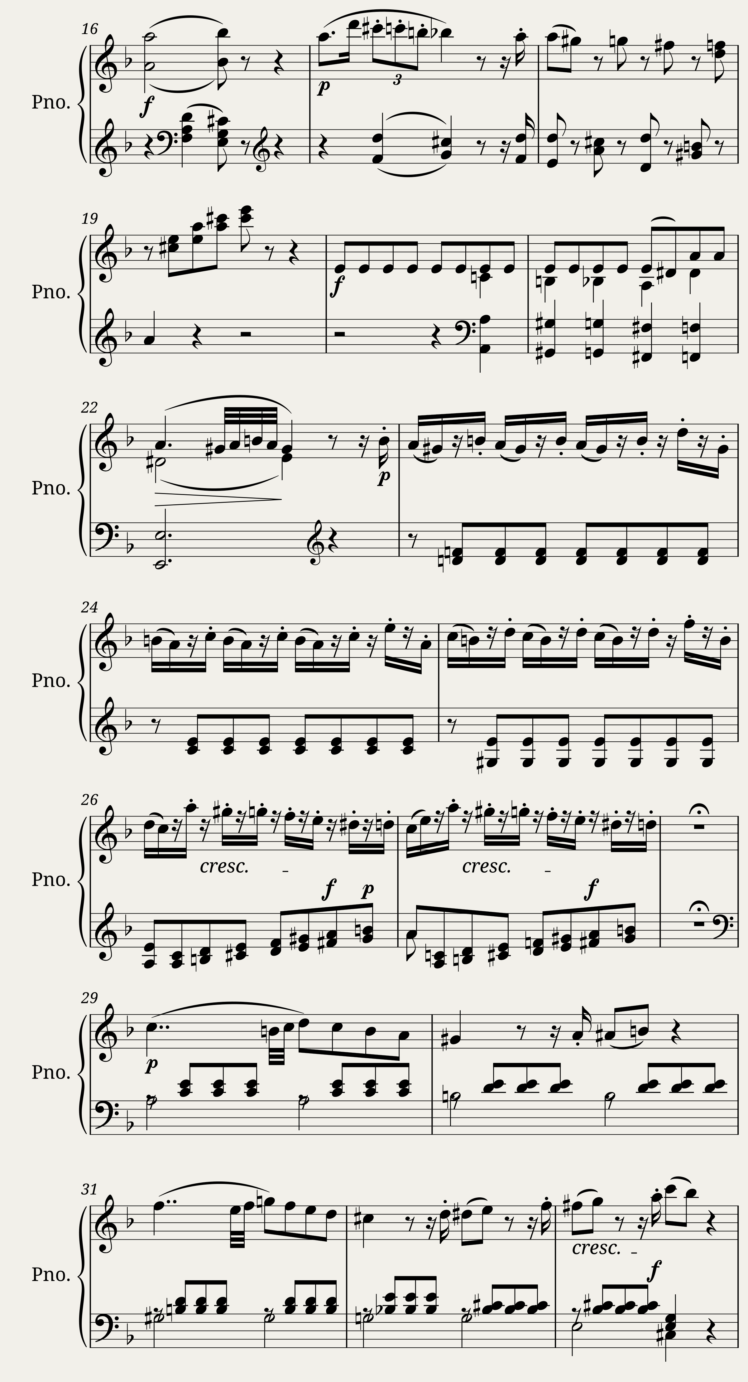 Mozart Fantasy in D minor K397 — 2/6