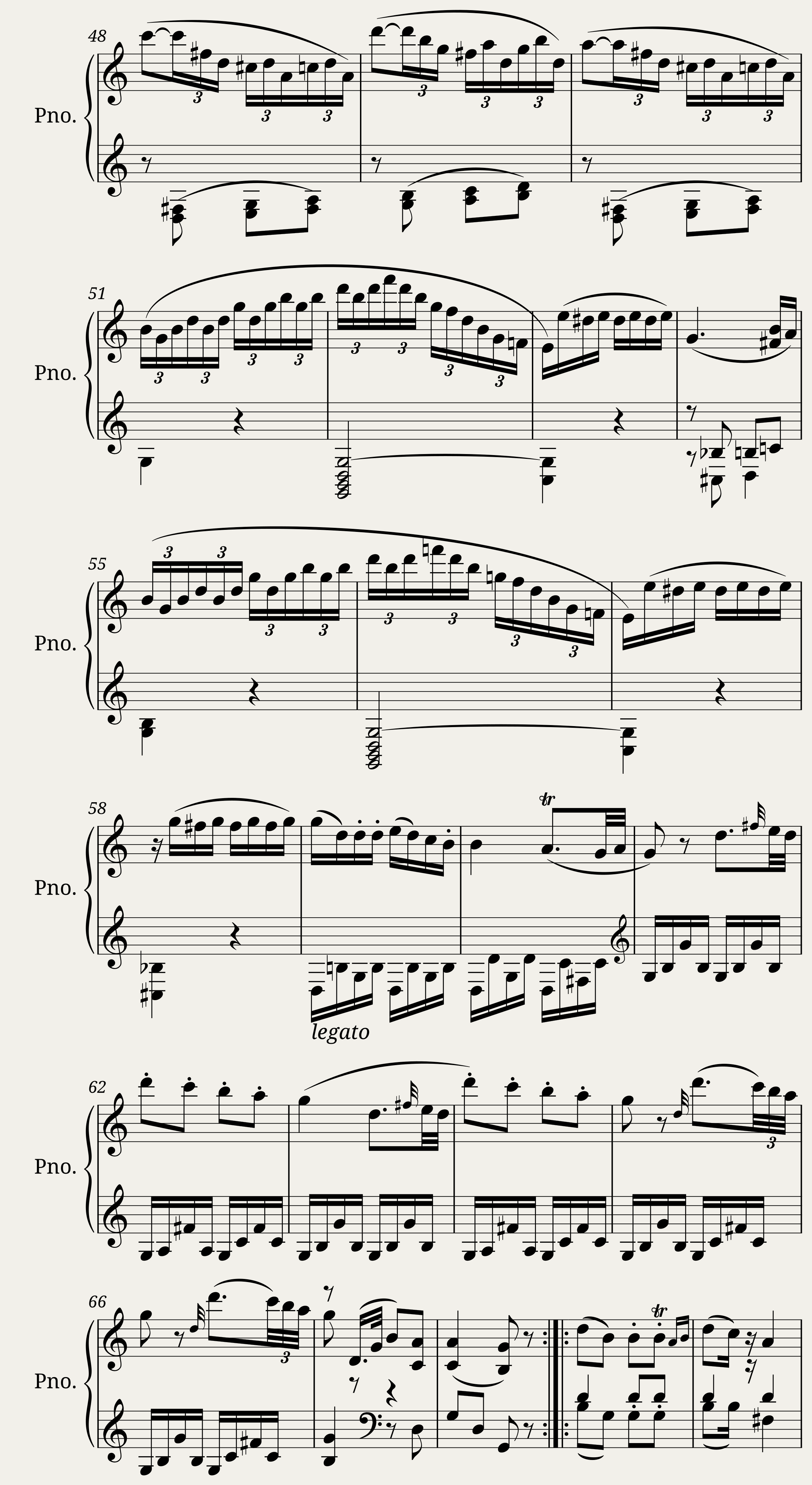 Mozart Fantasy in D minor K397 — 3/6