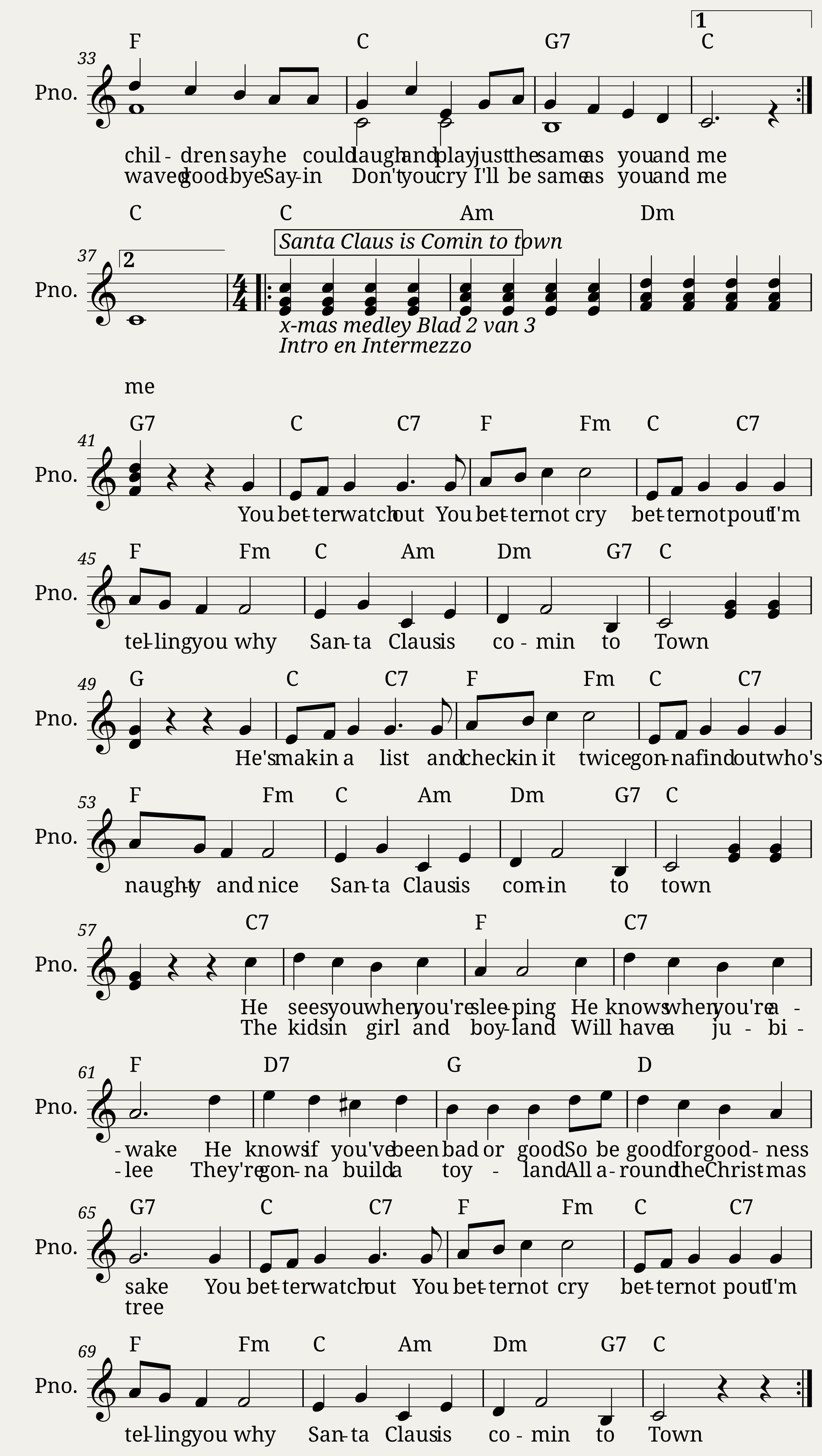 X-mas Medley — 2/3