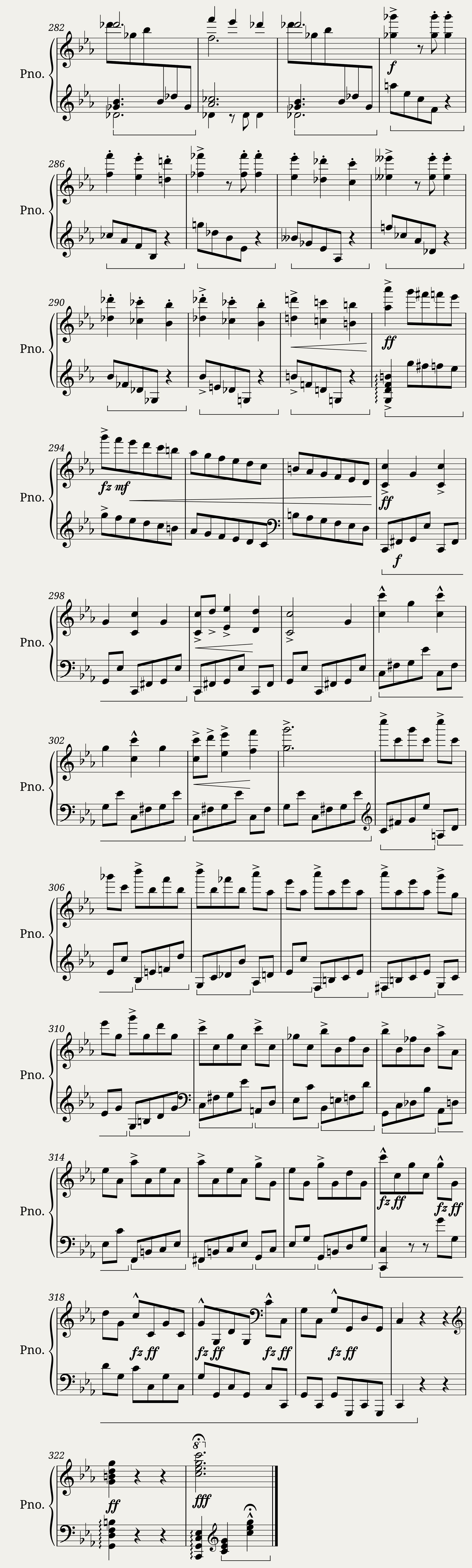 DvoÅák Bacchanalia (Piano solo) — 10/10