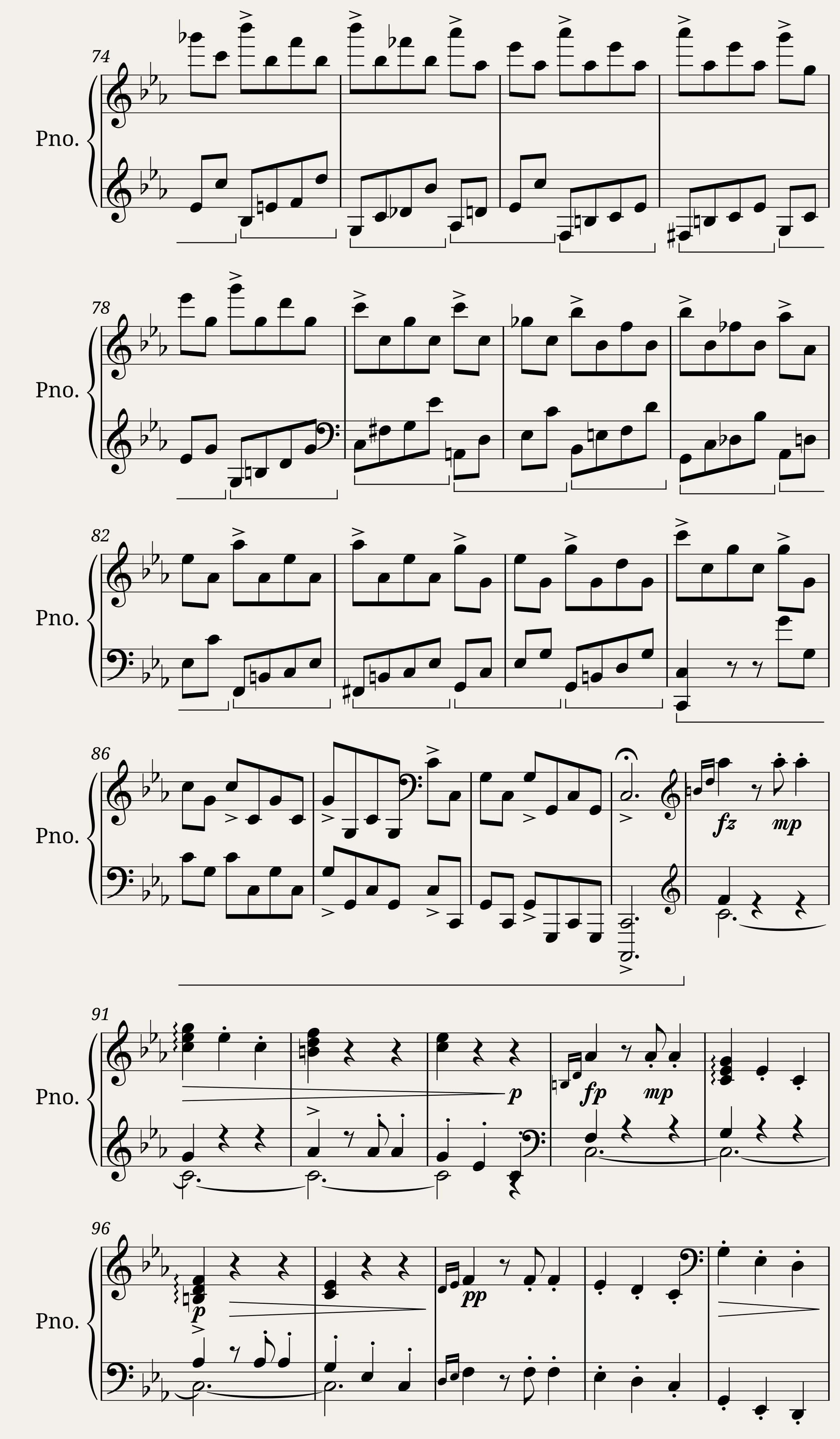 DvoÅák Bacchanalia (Piano solo) — 3/10