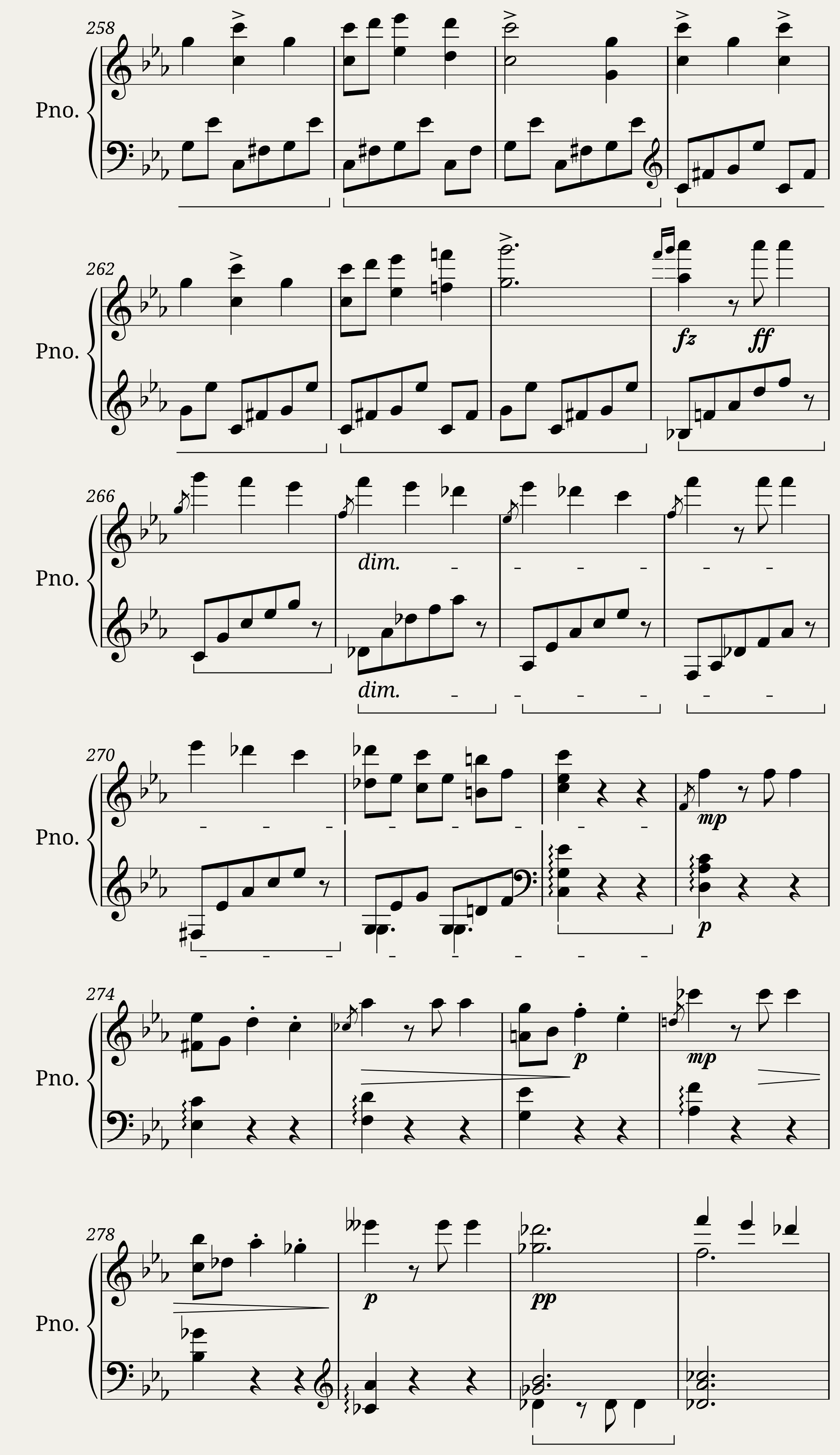 DvoÅák Bacchanalia (Piano solo) — 9/10