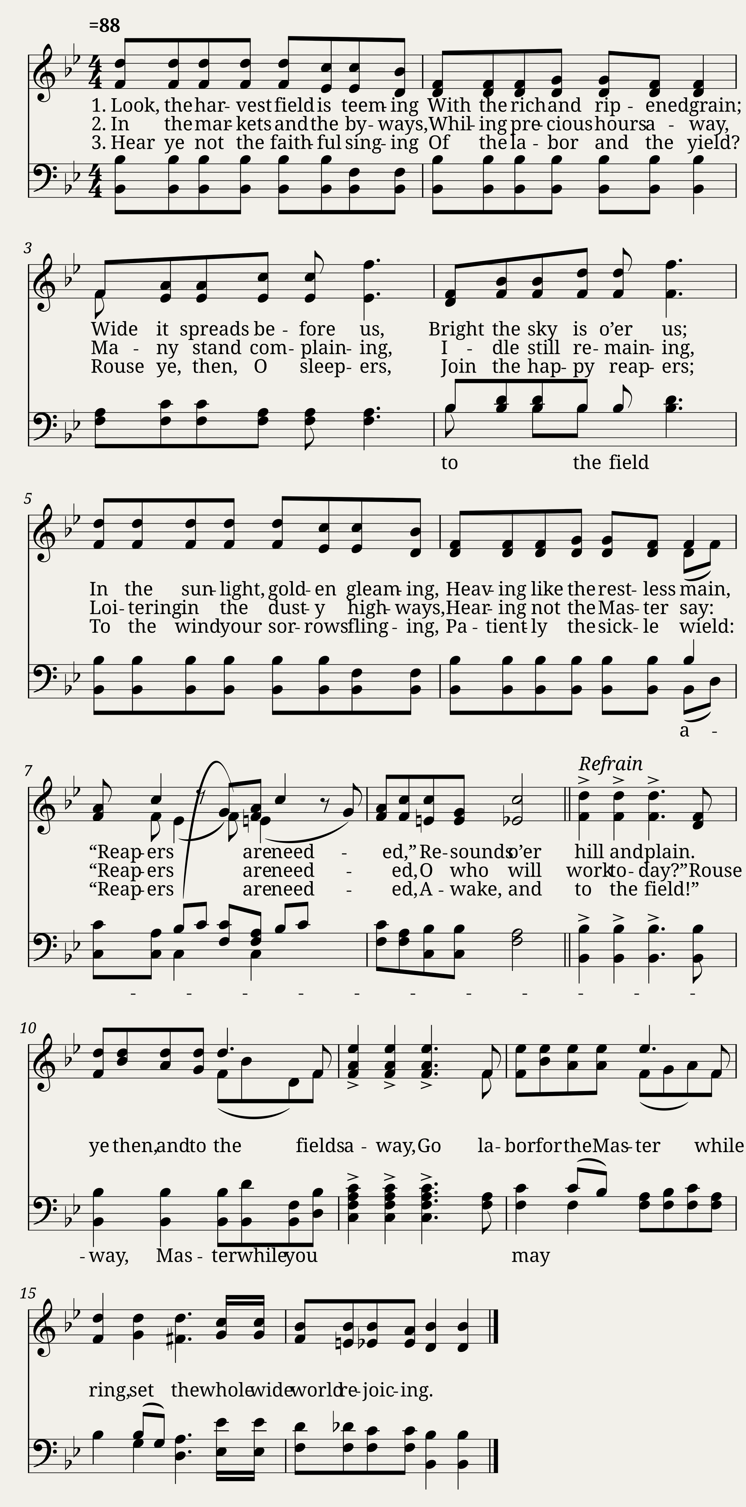 Harvest song - Charles H. Gabriel