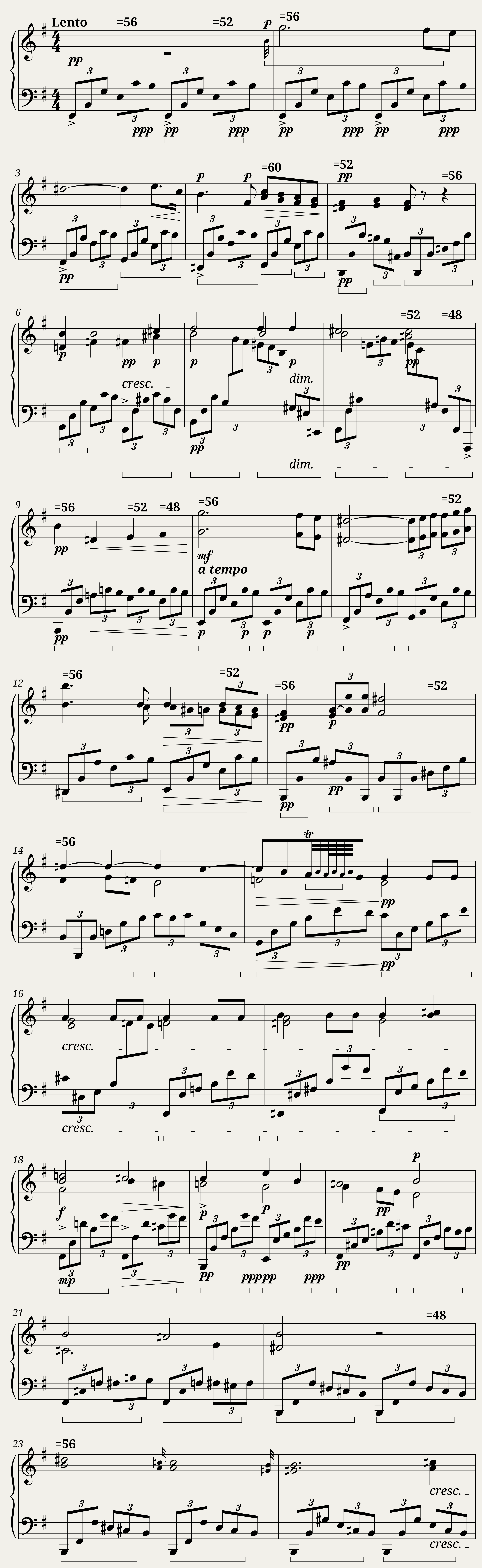Chopin Nocturne in E Minor Op. 72 No. 1 — 1/3