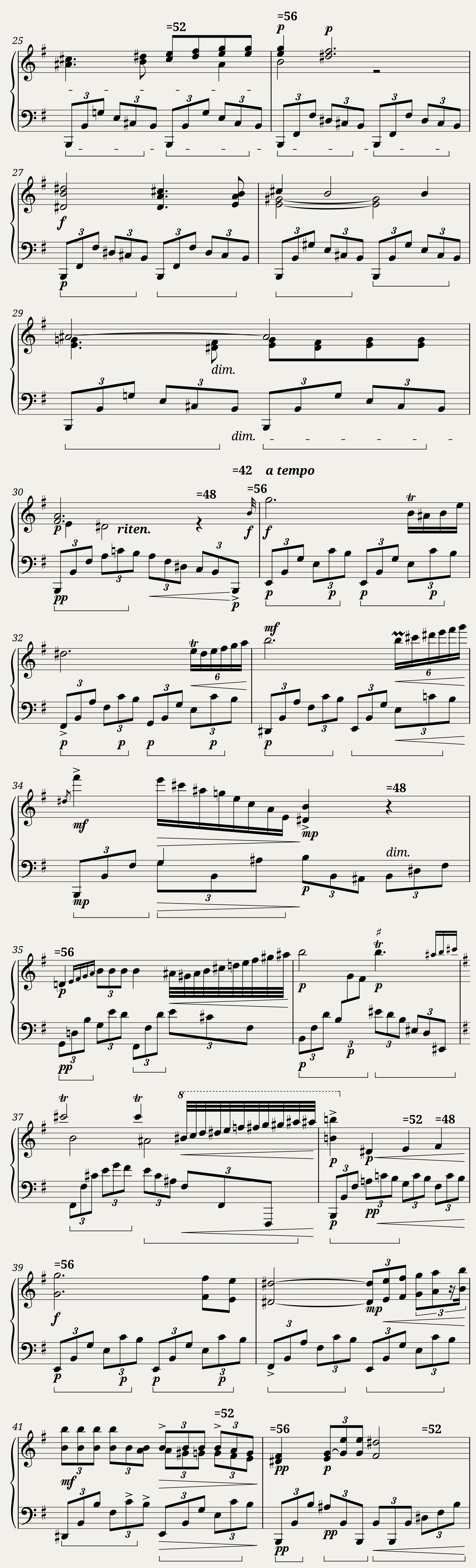 Chopin Nocturne in E Minor Op. 72 No. 1 — 2/3