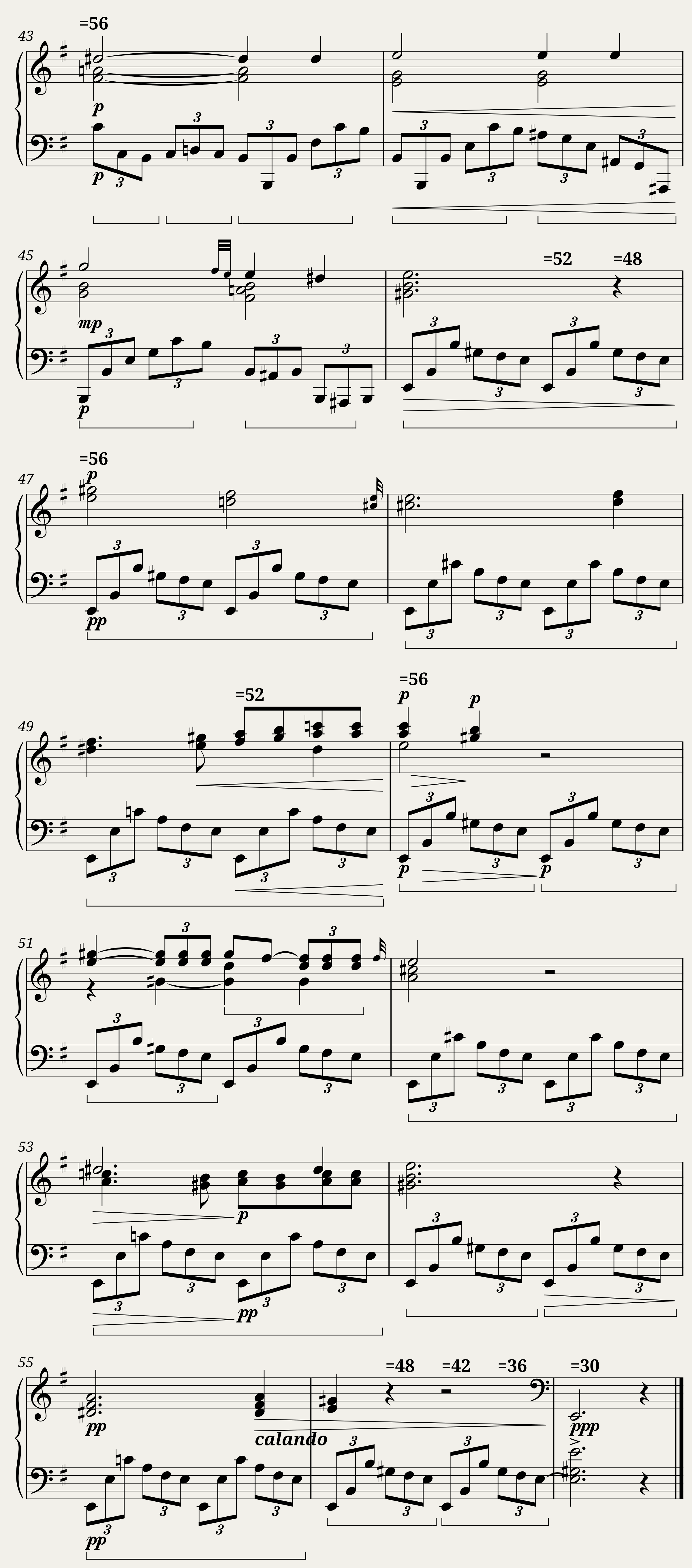 Chopin Nocturne in E Minor Op. 72 No. 1 — 3/3