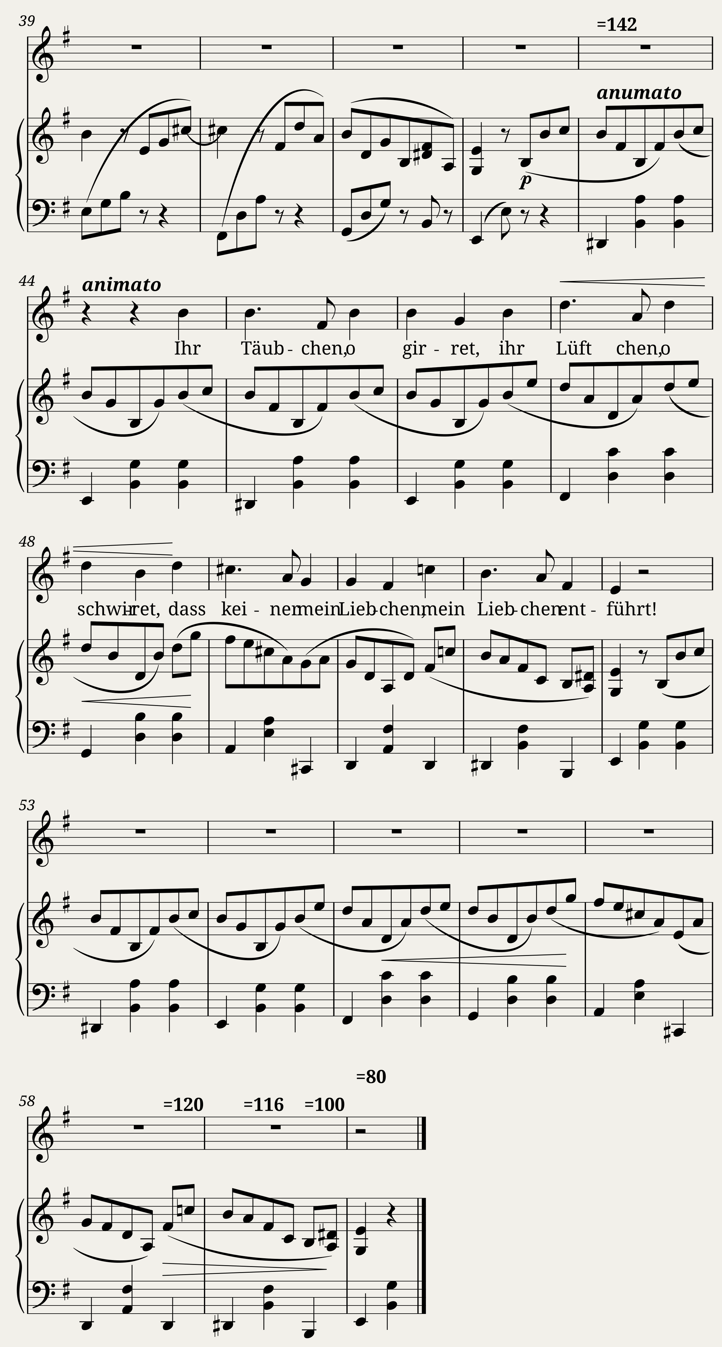 Brahms Johannes - 7 Lieder Op.48 No.1 - Der Gang zum Liebchen — 2/2