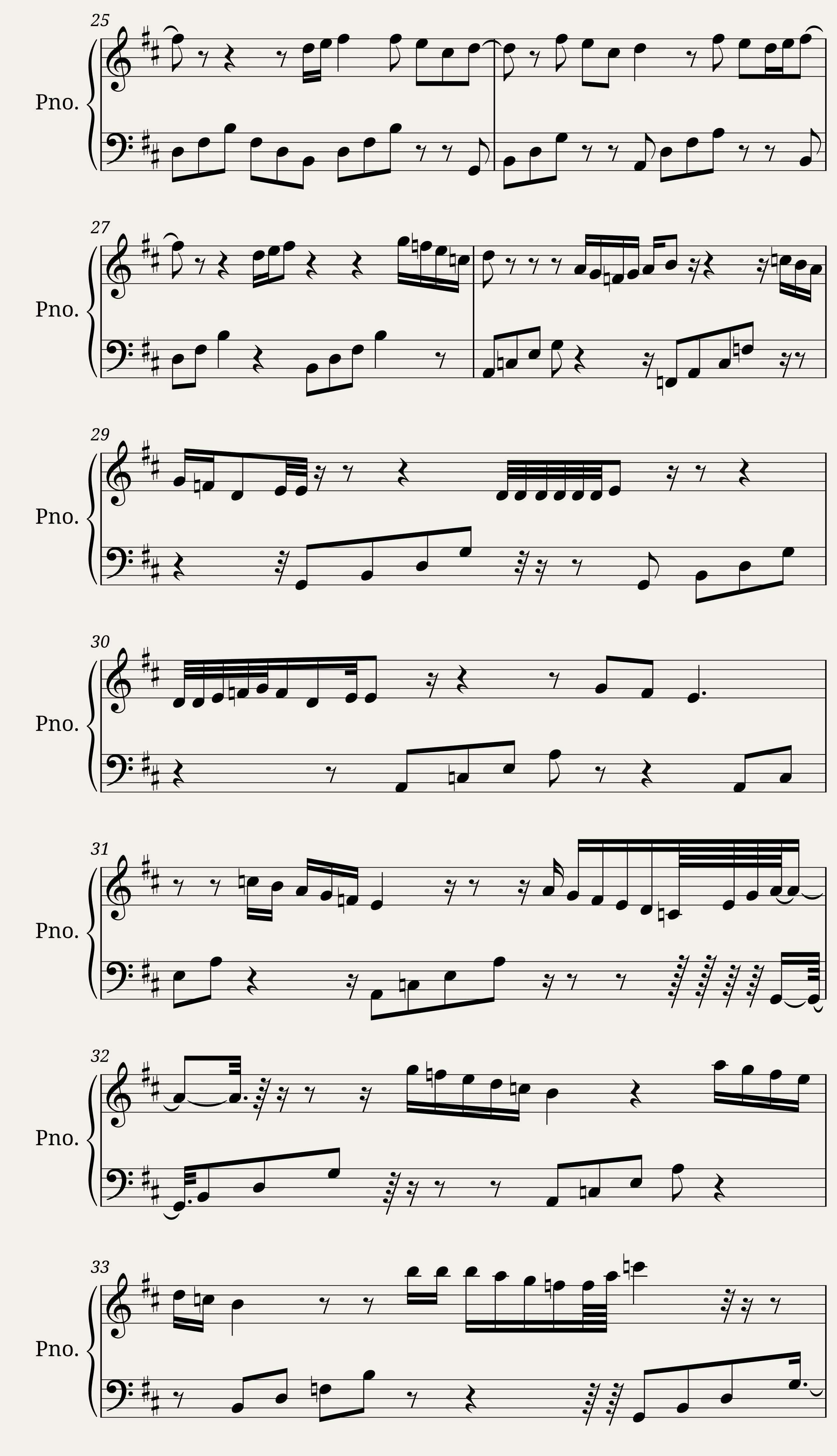 Piano Sonata No 4 Second Mvt:Le Proces — 3/4