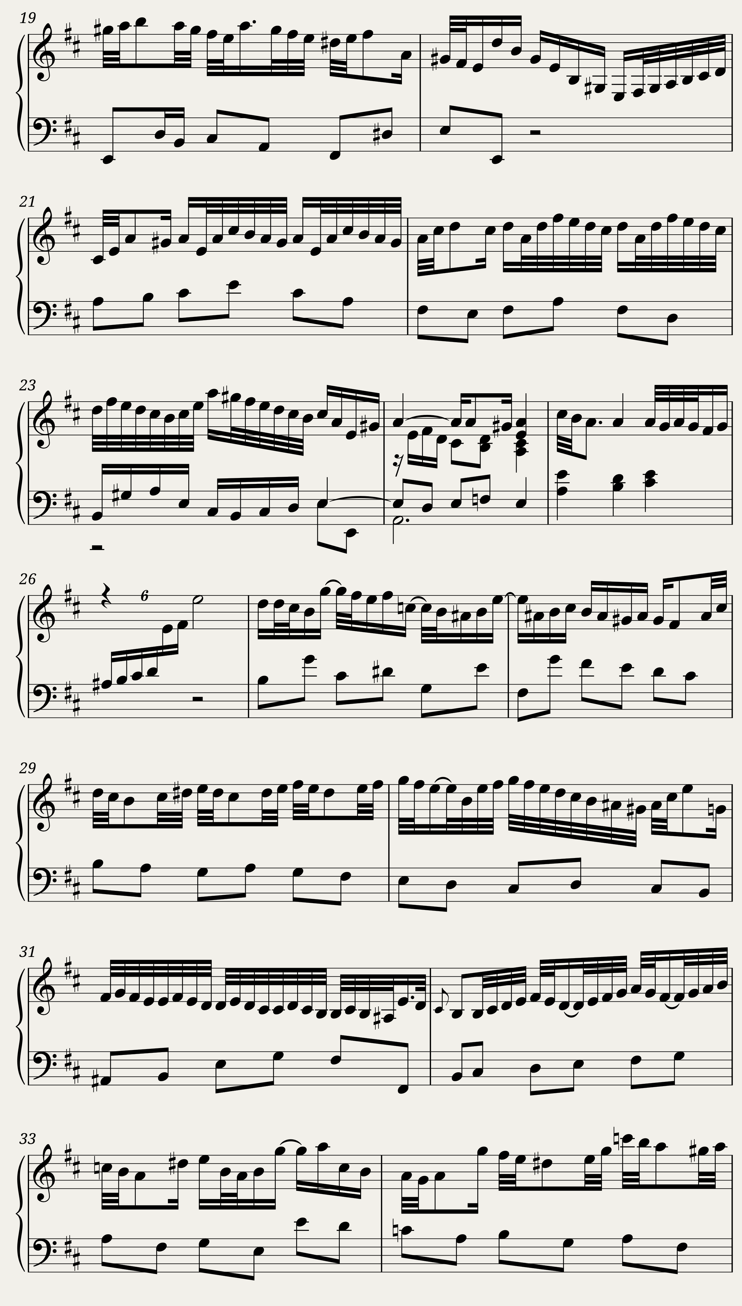BWV 828 Partita IV Sarabande — 2/5