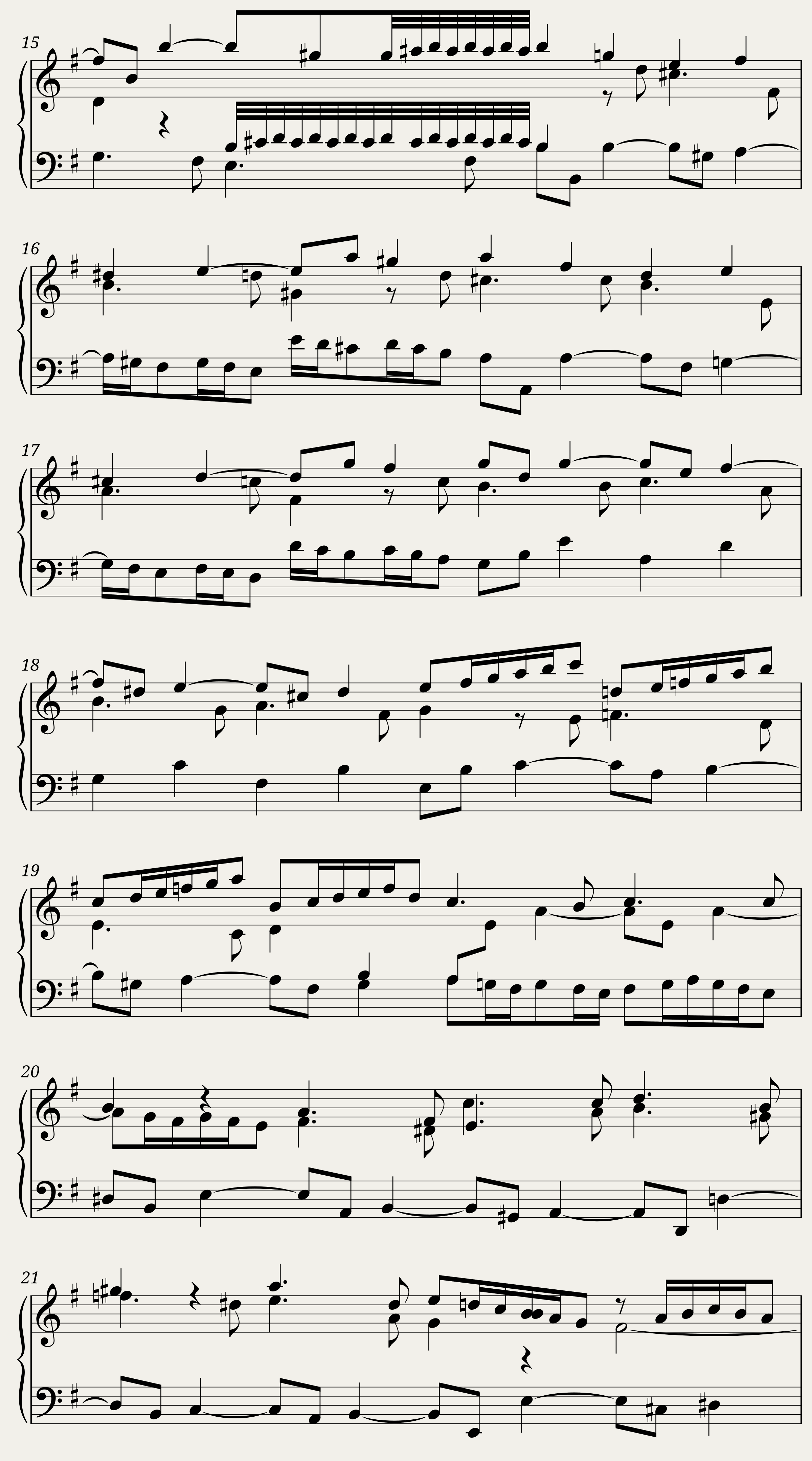 BWV 830 Partita VI Gigue — 3/14