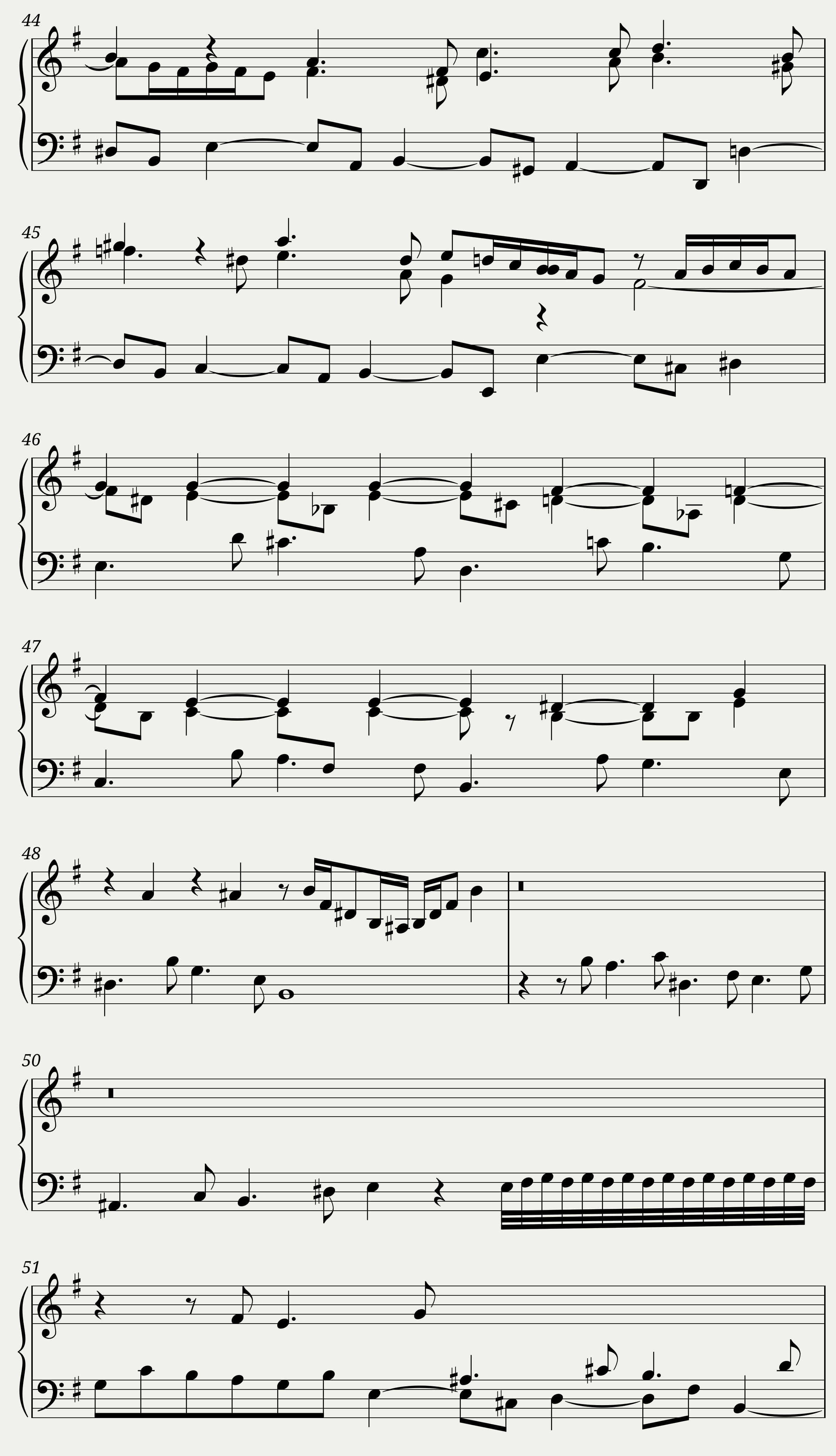 BWV 830 Partita VI Gigue — 7/14