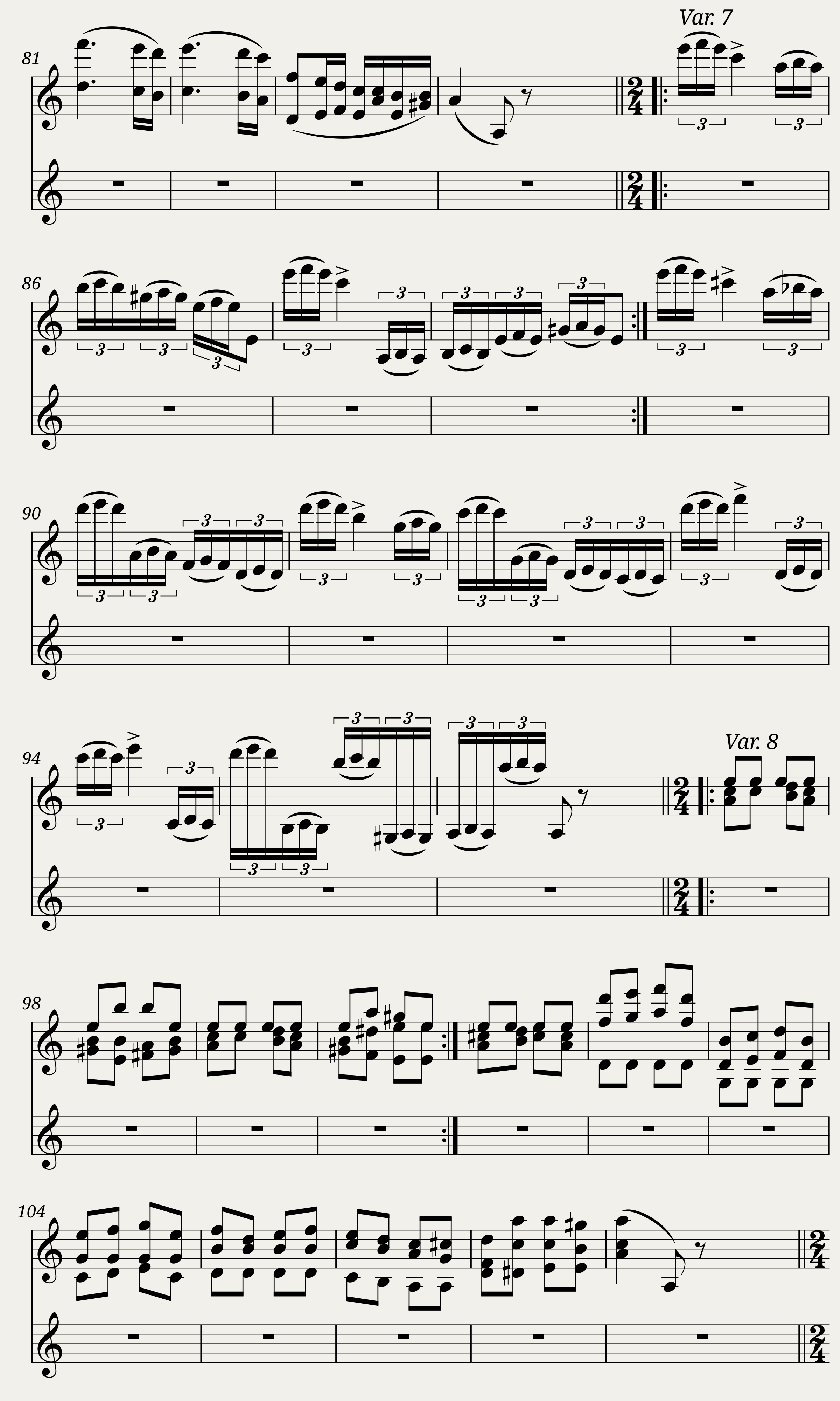 Paganini-24th Capriccio per violino solo — 3/5