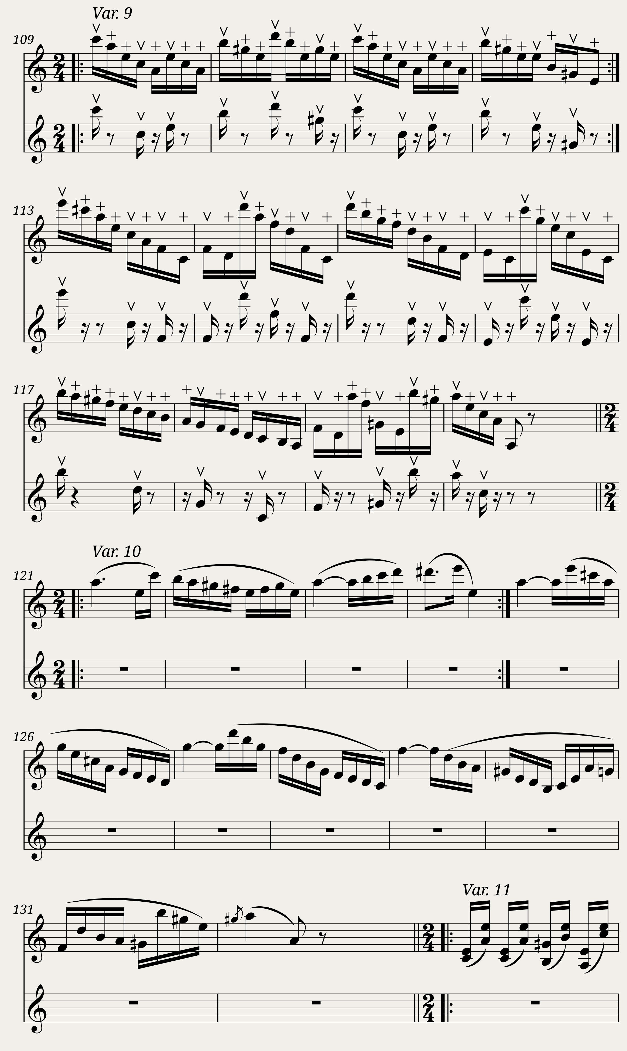 Paganini-24th Capriccio per violino solo — 4/5