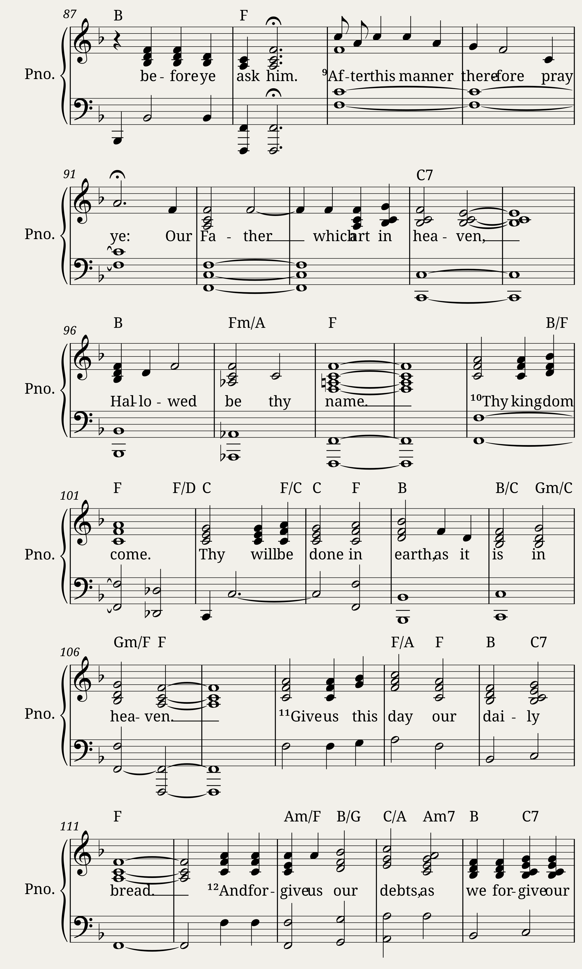 Matthew 6:1-34 Scripture Song — 4/11