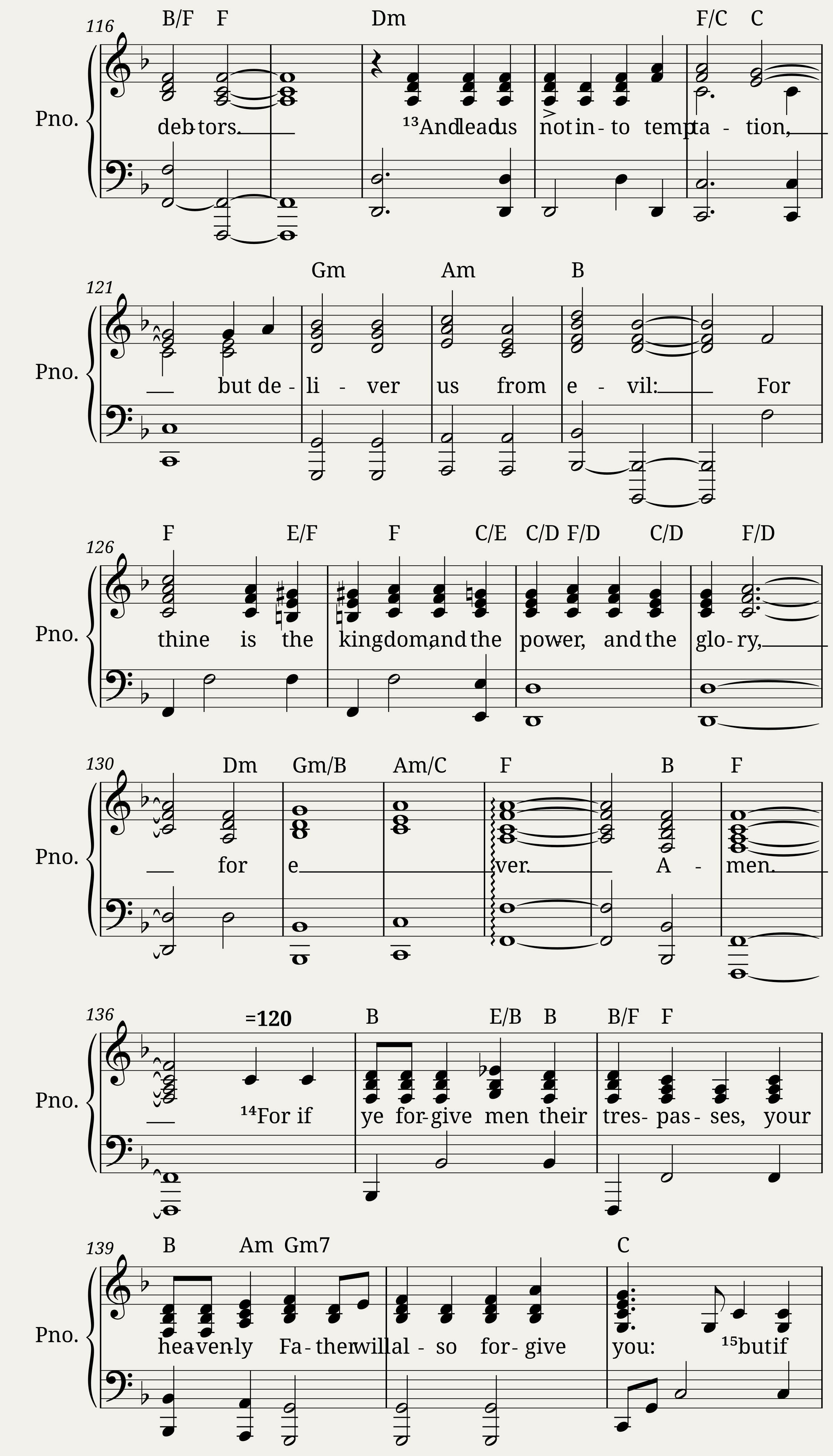 Matthew 6:1-34 Scripture Song — 5/11