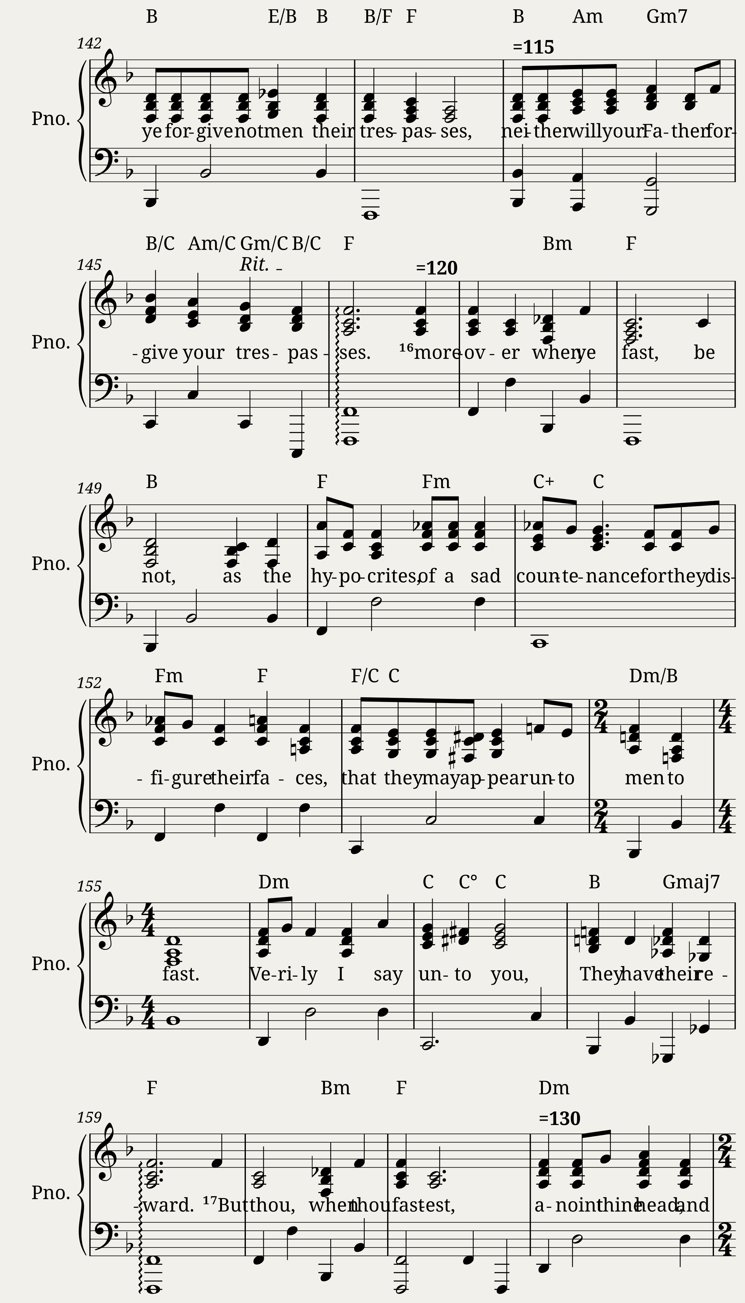 Matthew 6:1-34 Scripture Song — 6/11