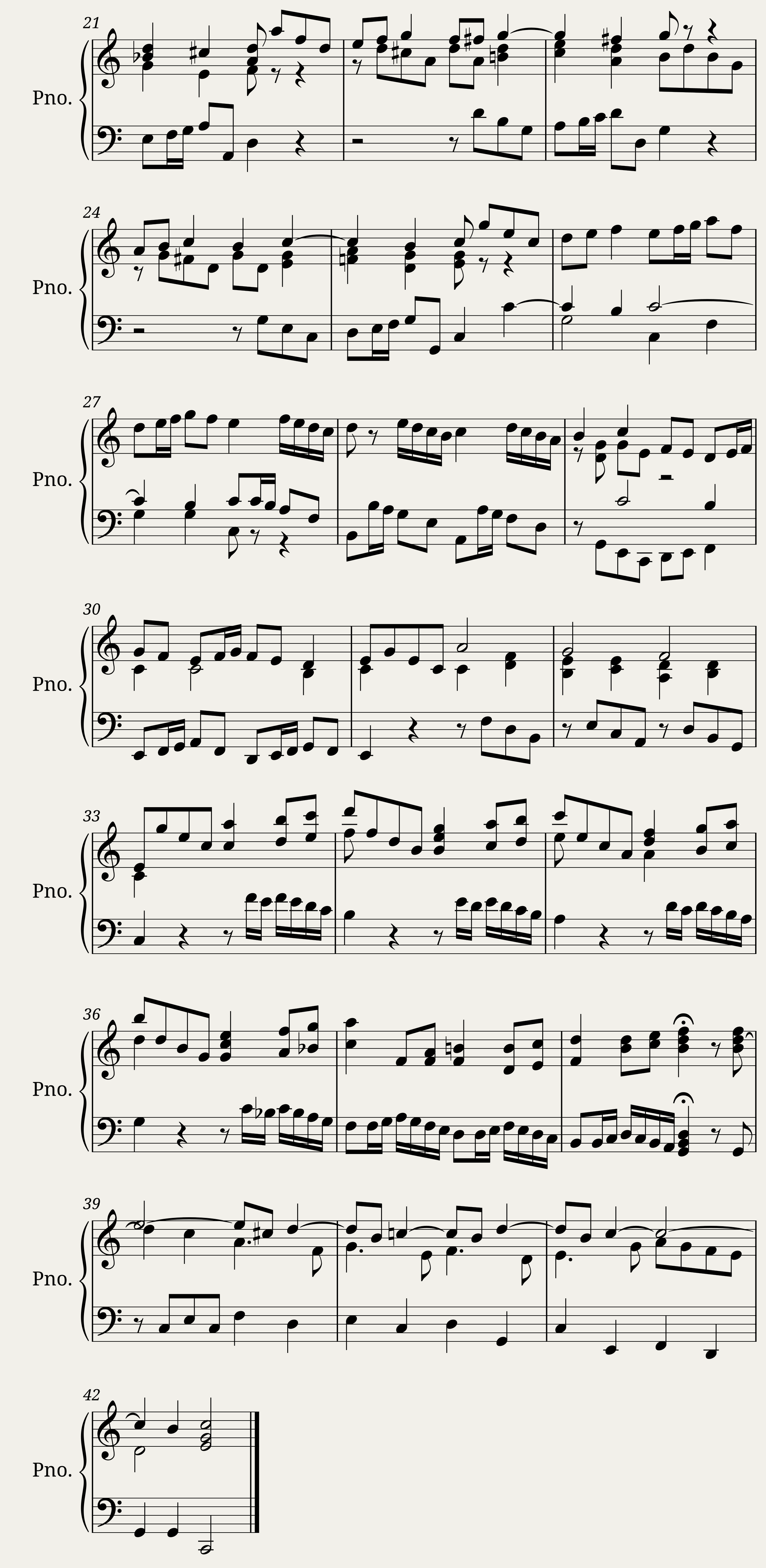 Fuga nº2 - J.C.Kellner — 2/2