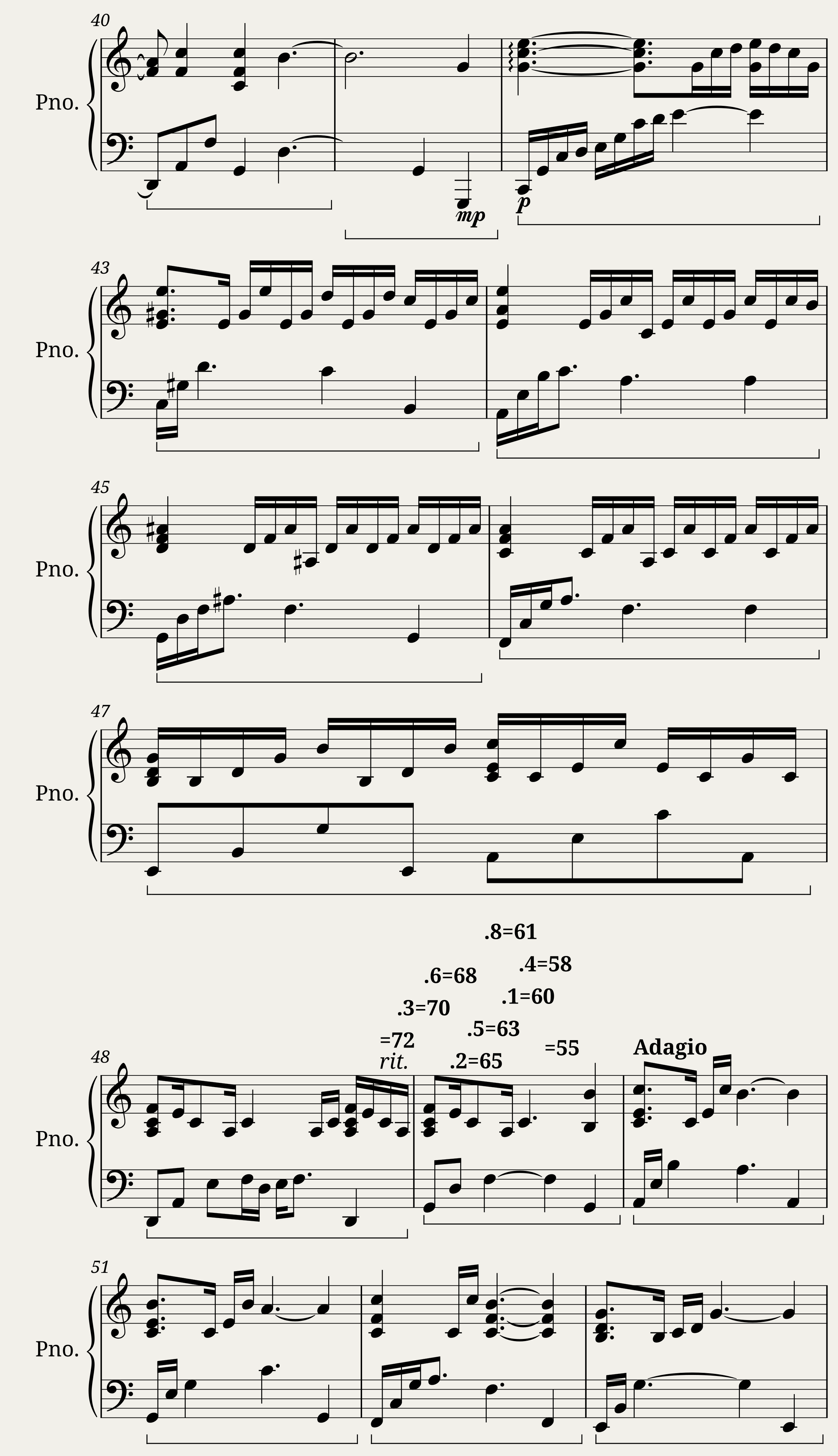 Prelude For 2 Violins — 3/3