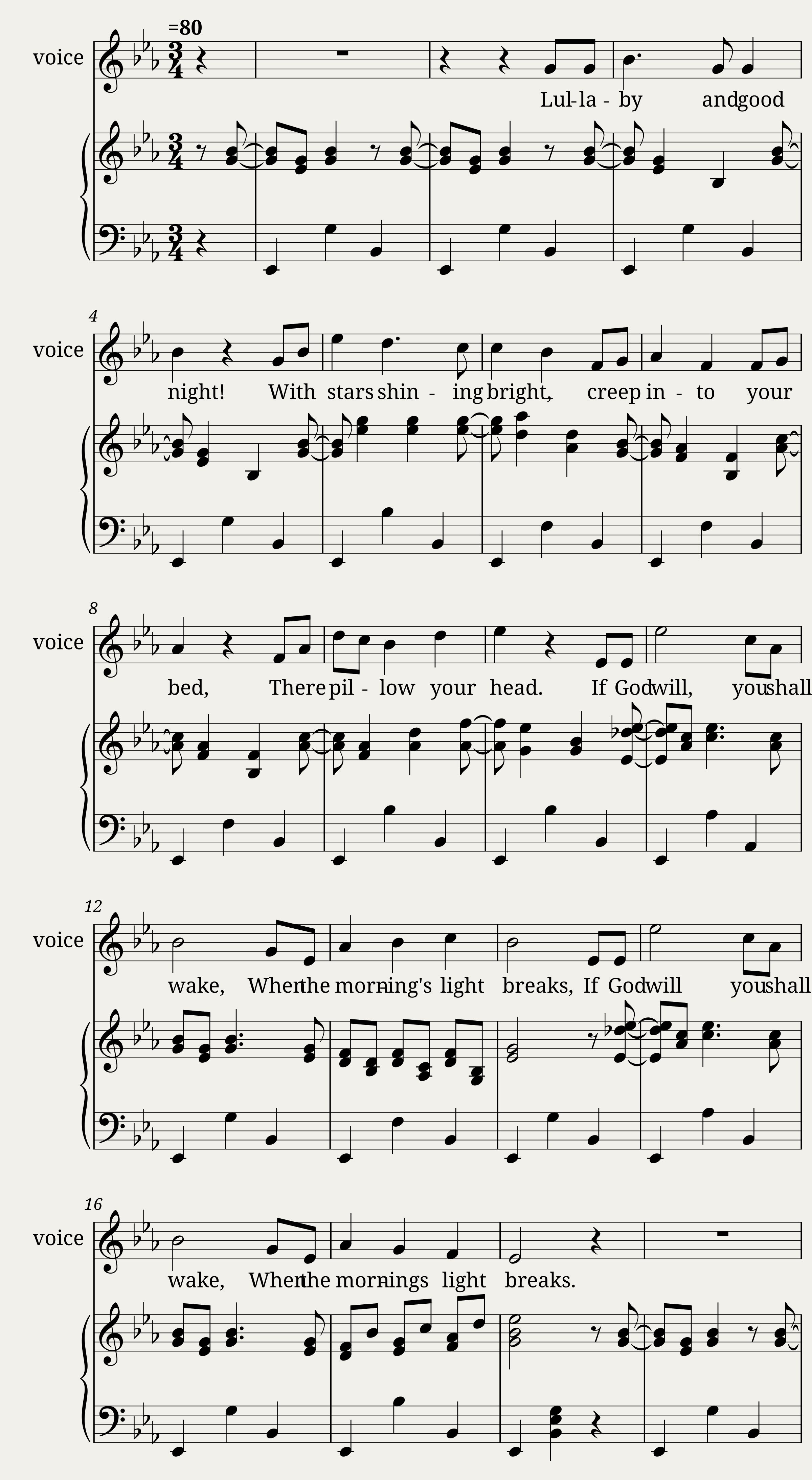 Cradle Song — 1/2