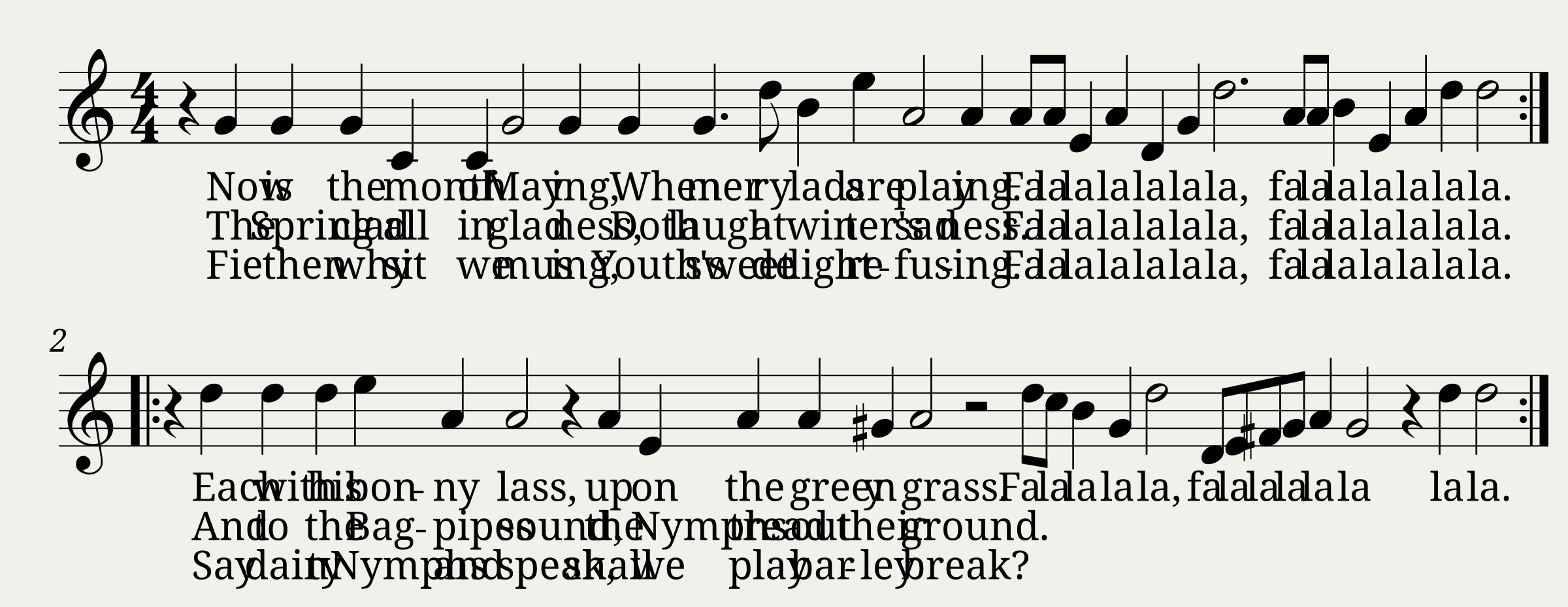 Thomas Morley - Now is the month of Maying