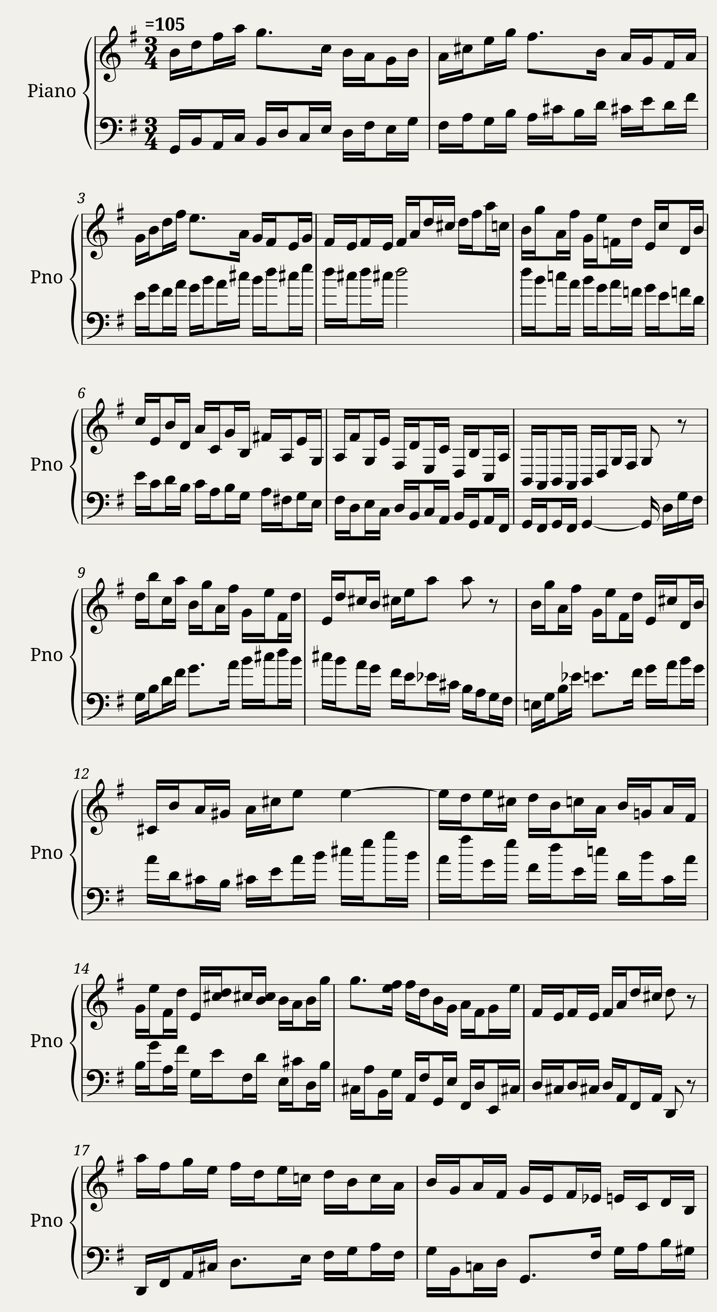 Goldberg Variations - 17 — 1/2