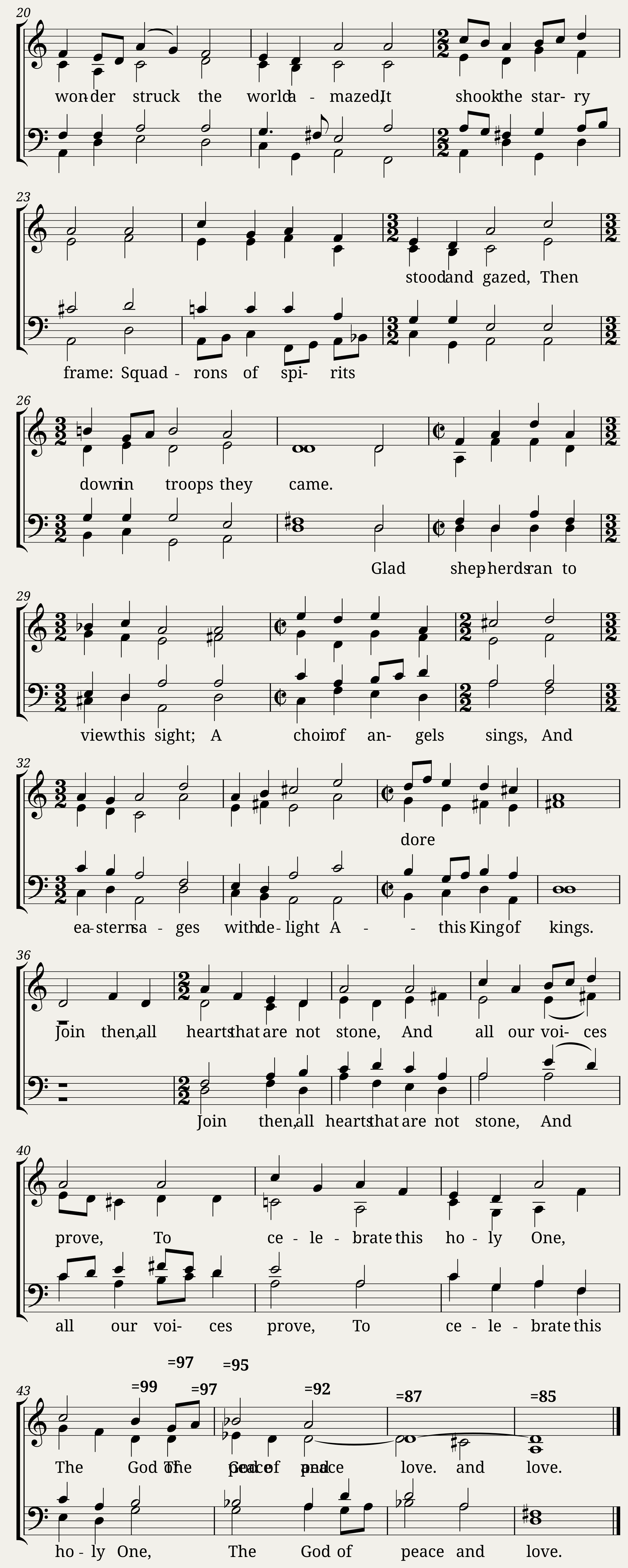 Behold the great Creator makes - James Gibb — 2/2