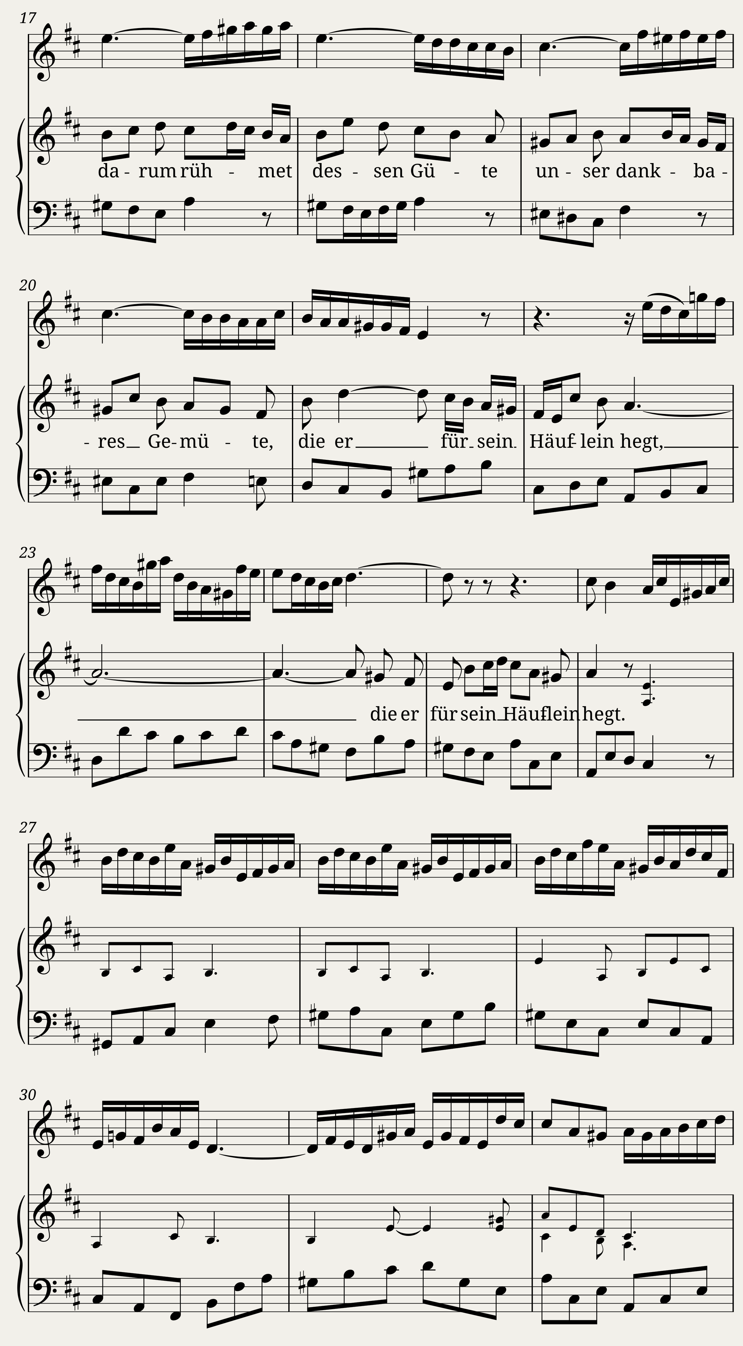 Gott ist unsre Sonn' und Schild BWV 79/2 — 2/4
