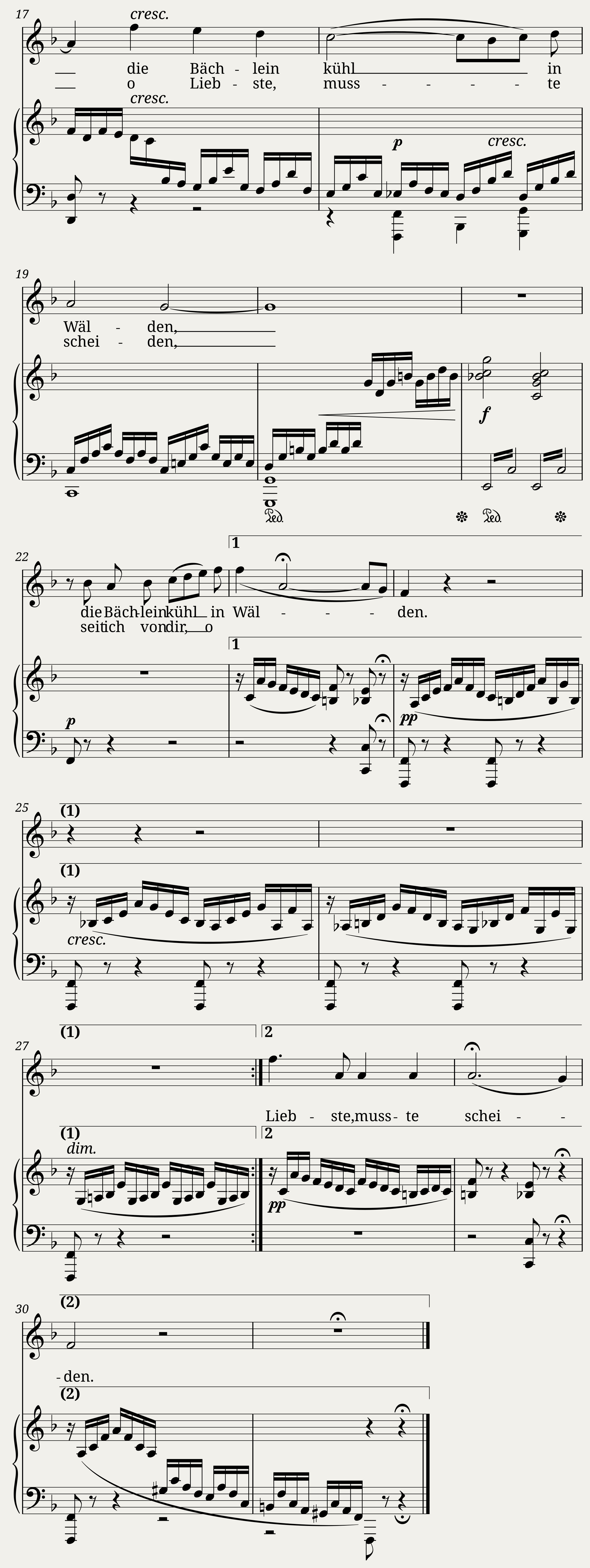 Altdeutsches Frühlingslied, MWV K 127 — 2/2