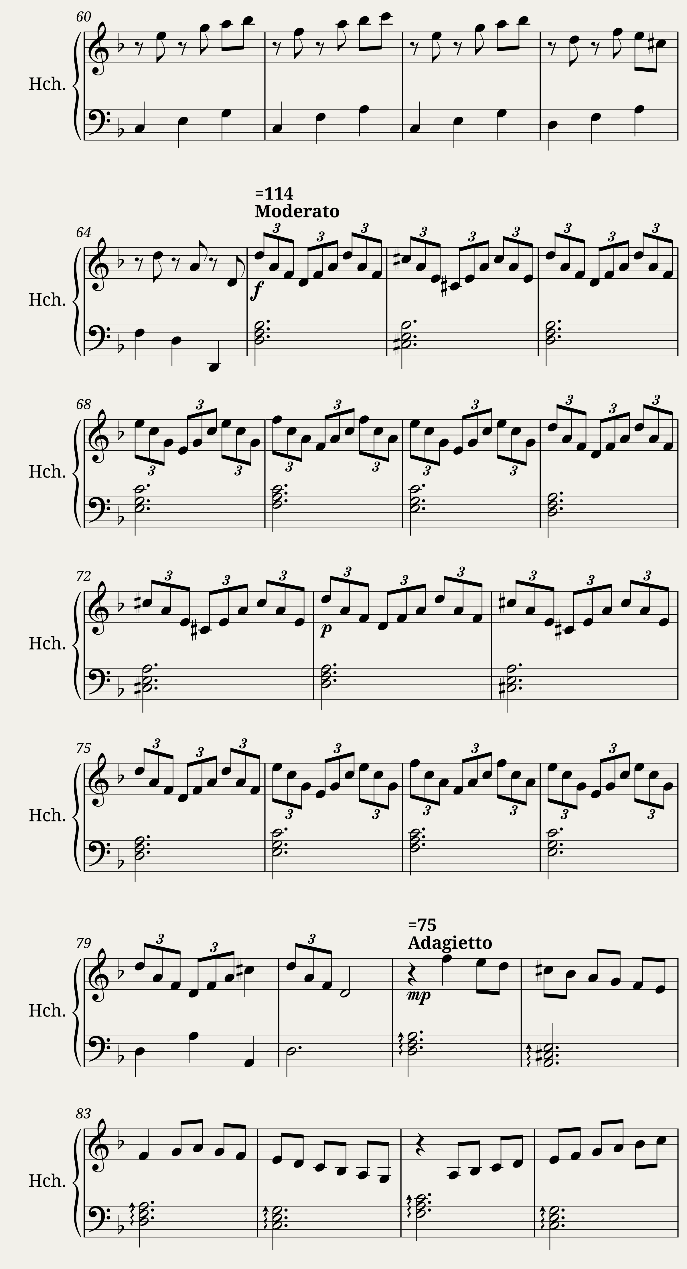 NMC 2 - 8 Variations on La Folia for Harpsichord — 3/4