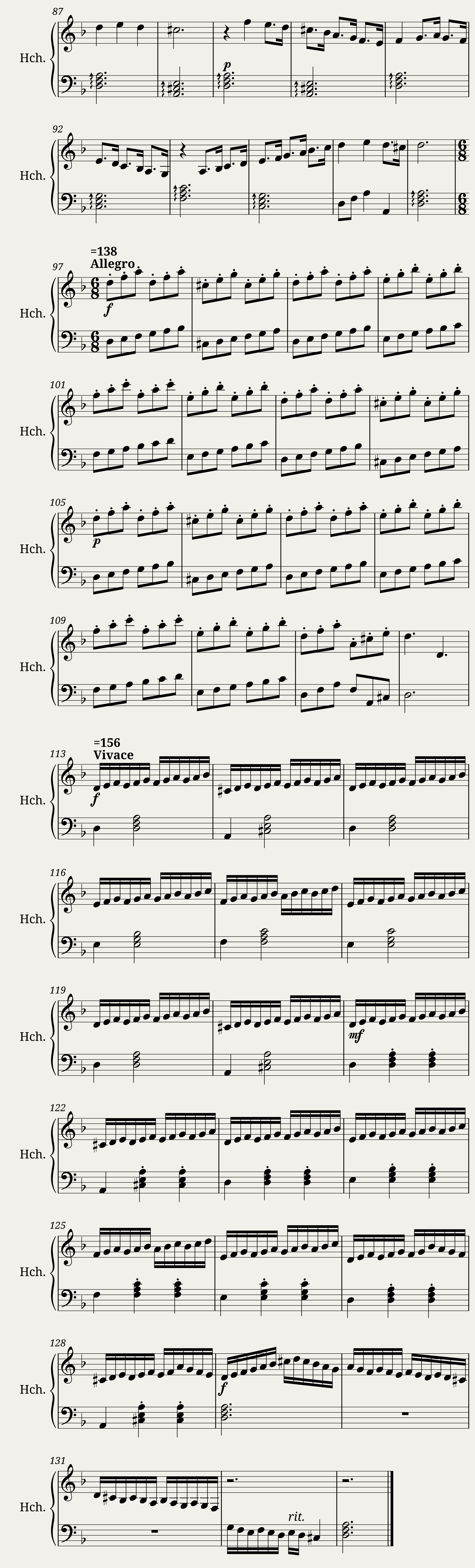 NMC 2 - 8 Variations on La Folia for Harpsichord — 4/4