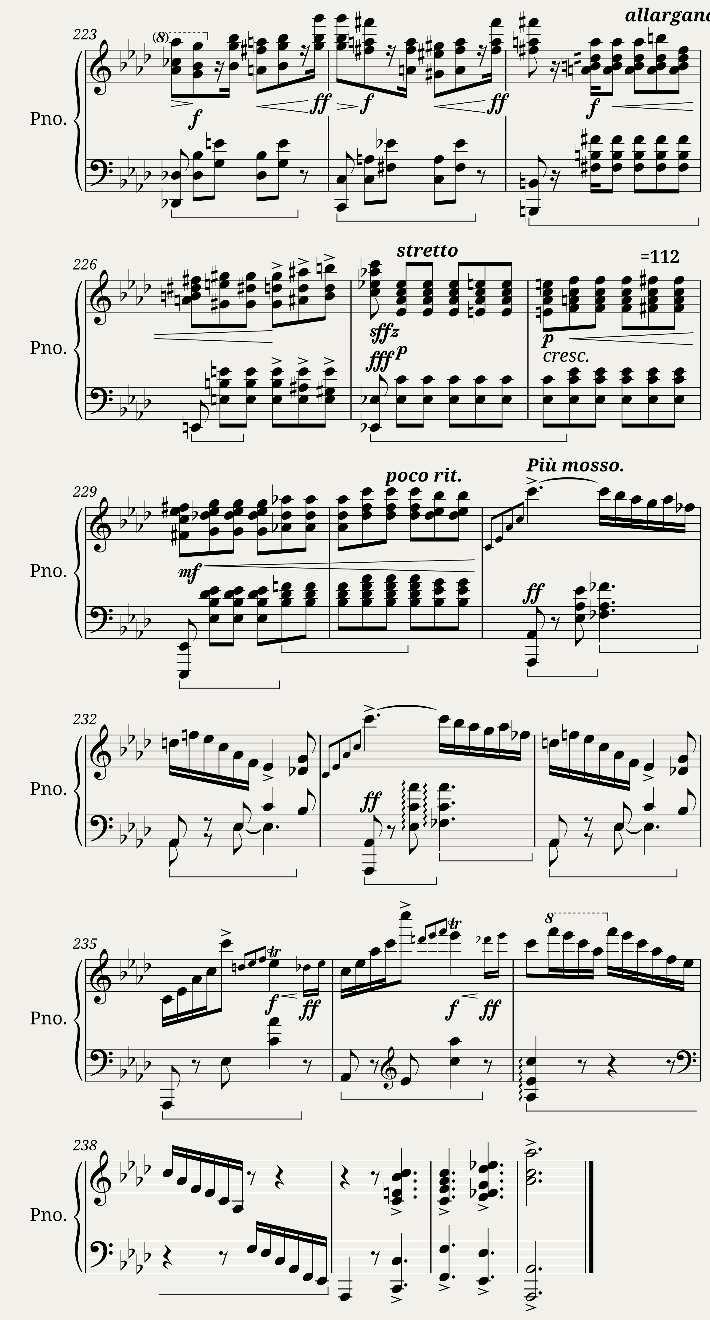 Chopin Ballad No. 3 (Piano solo) — 12/12