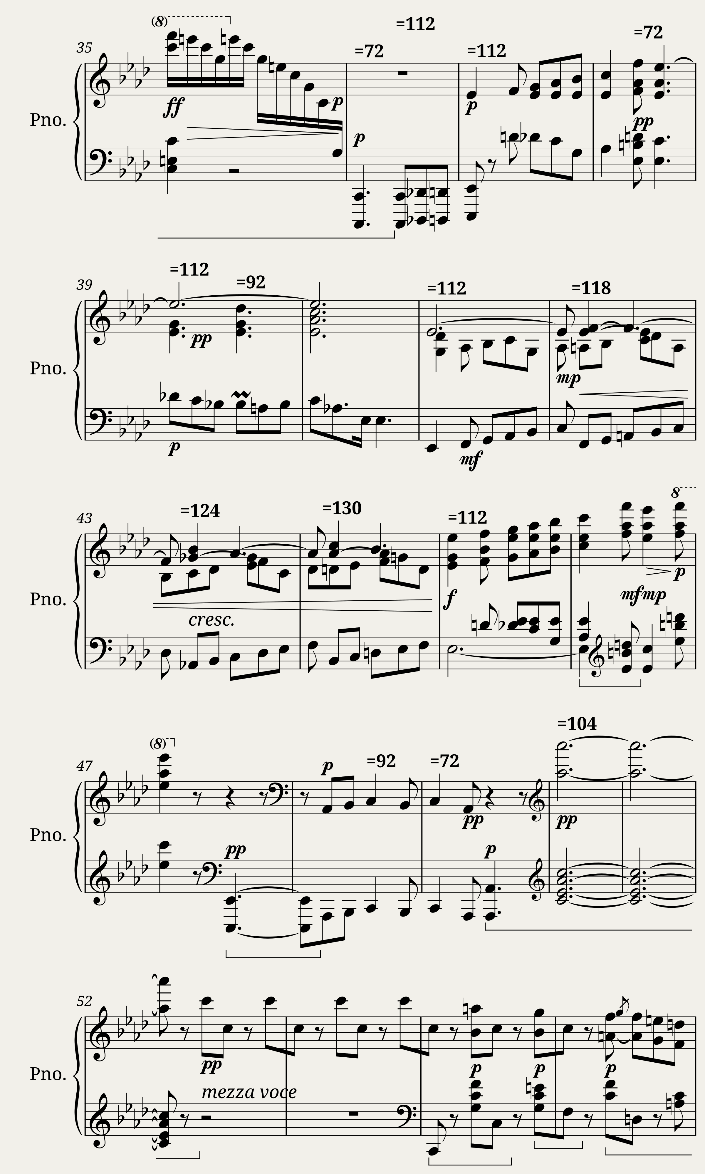 Chopin Ballad No. 3 (Piano solo) — 2/12