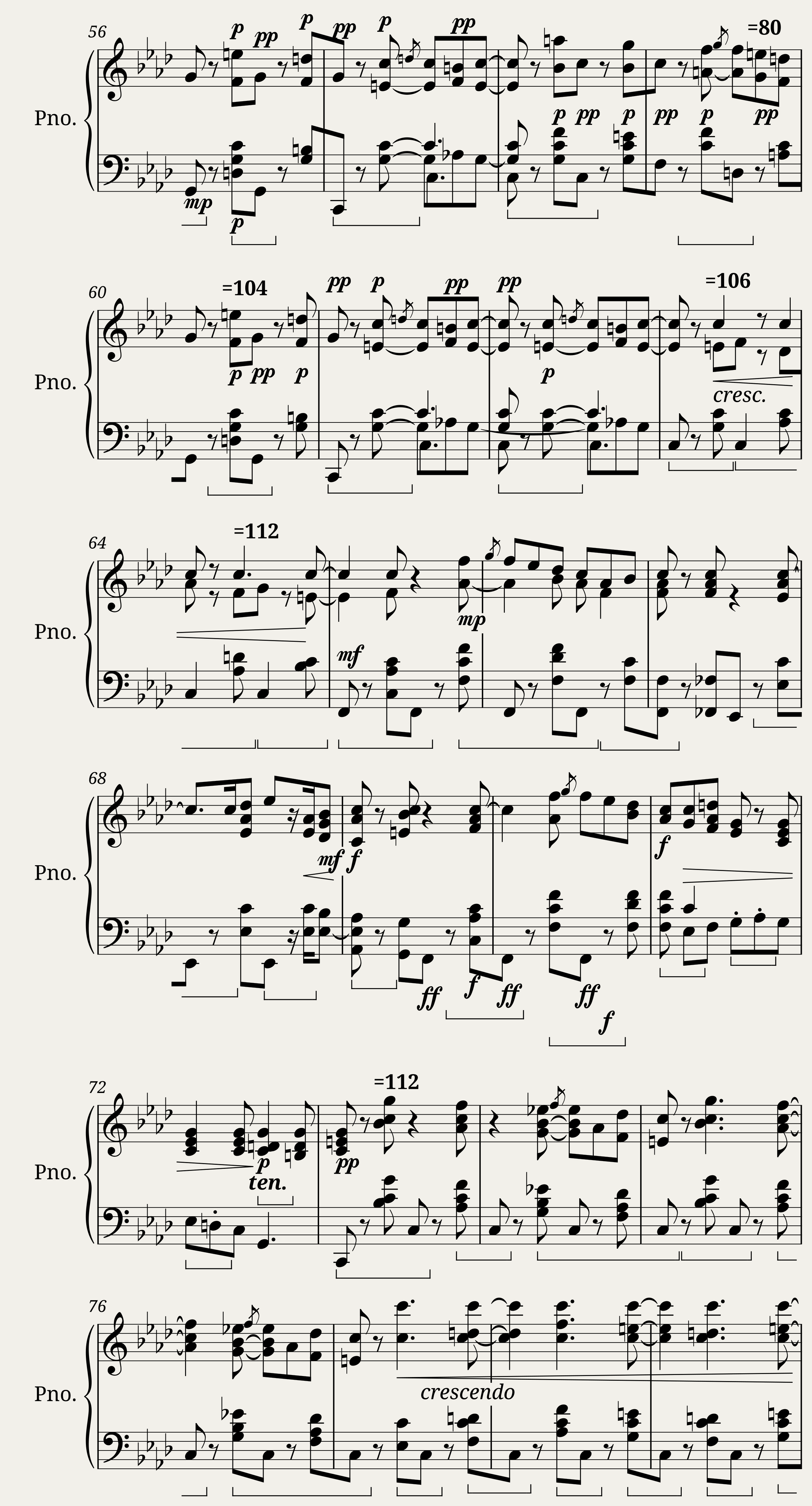 Chopin Ballad No. 3 (Piano solo) — 3/12