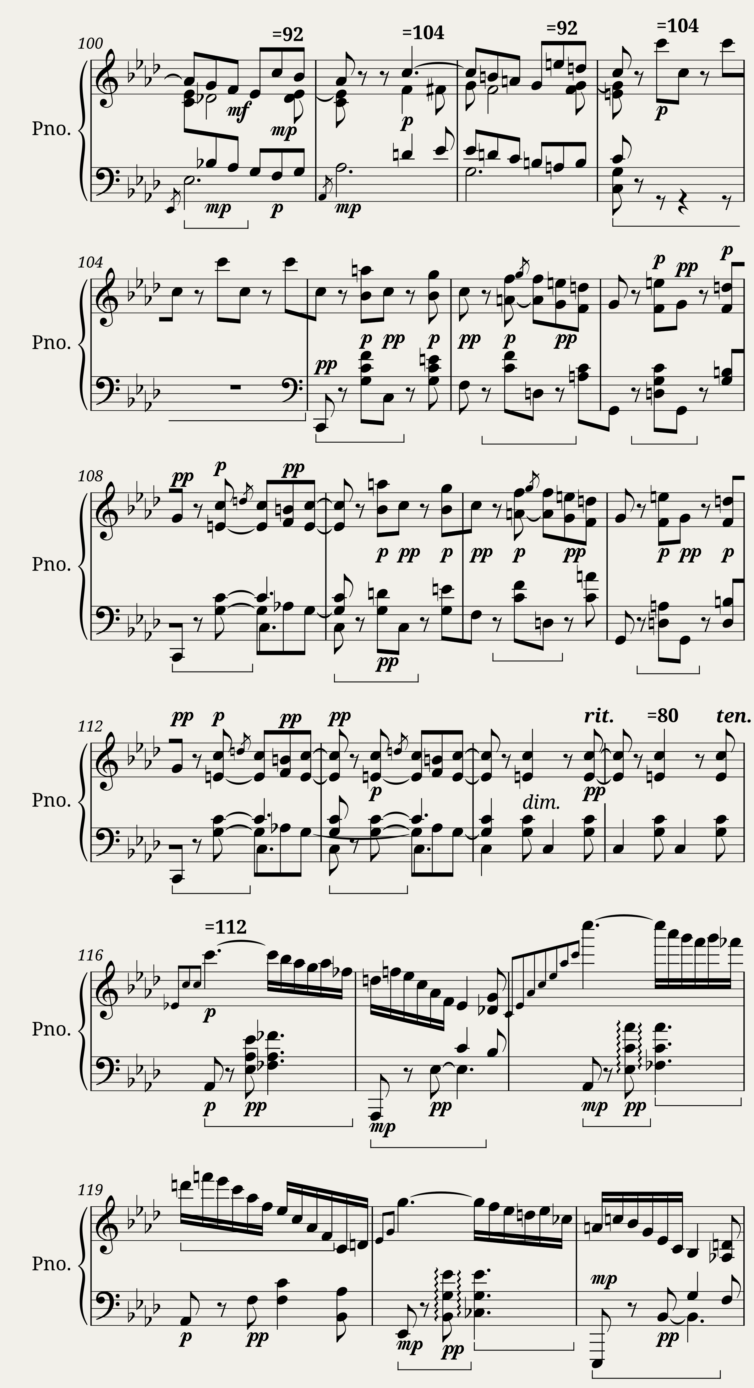 Chopin Ballad No. 3 (Piano solo) — 5/12