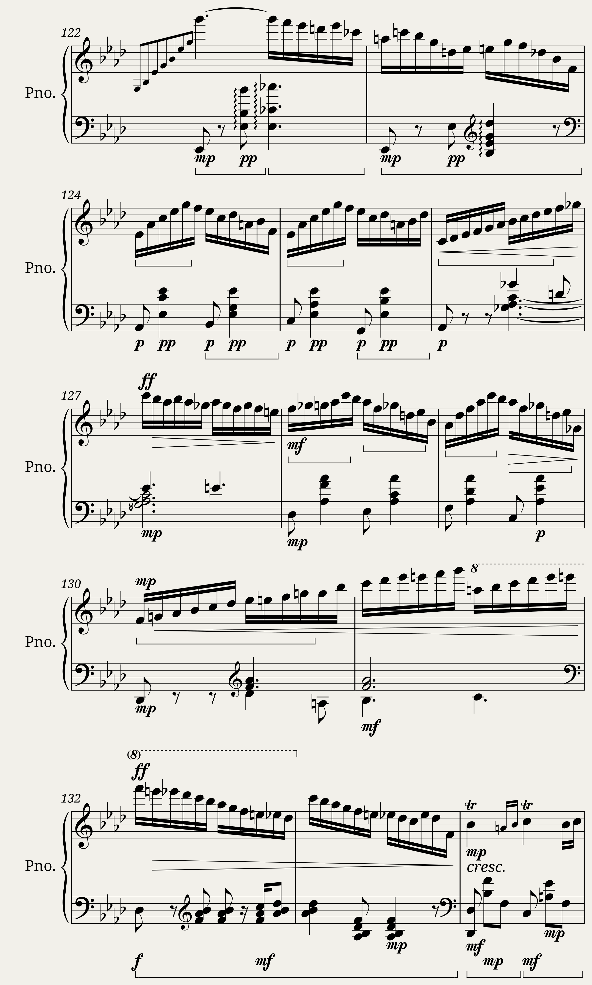 Chopin Ballad No. 3 (Piano solo) — 6/12