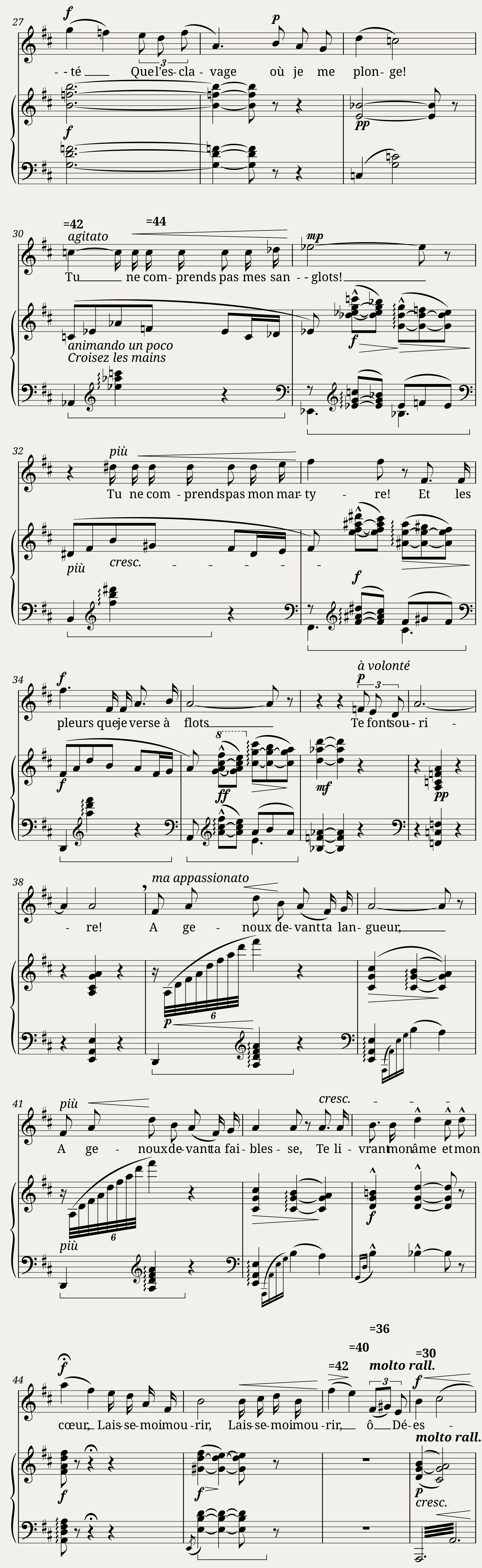 Holmès Augusta - 20 Mélodies No.8 - L'éternelle idole — 3/4