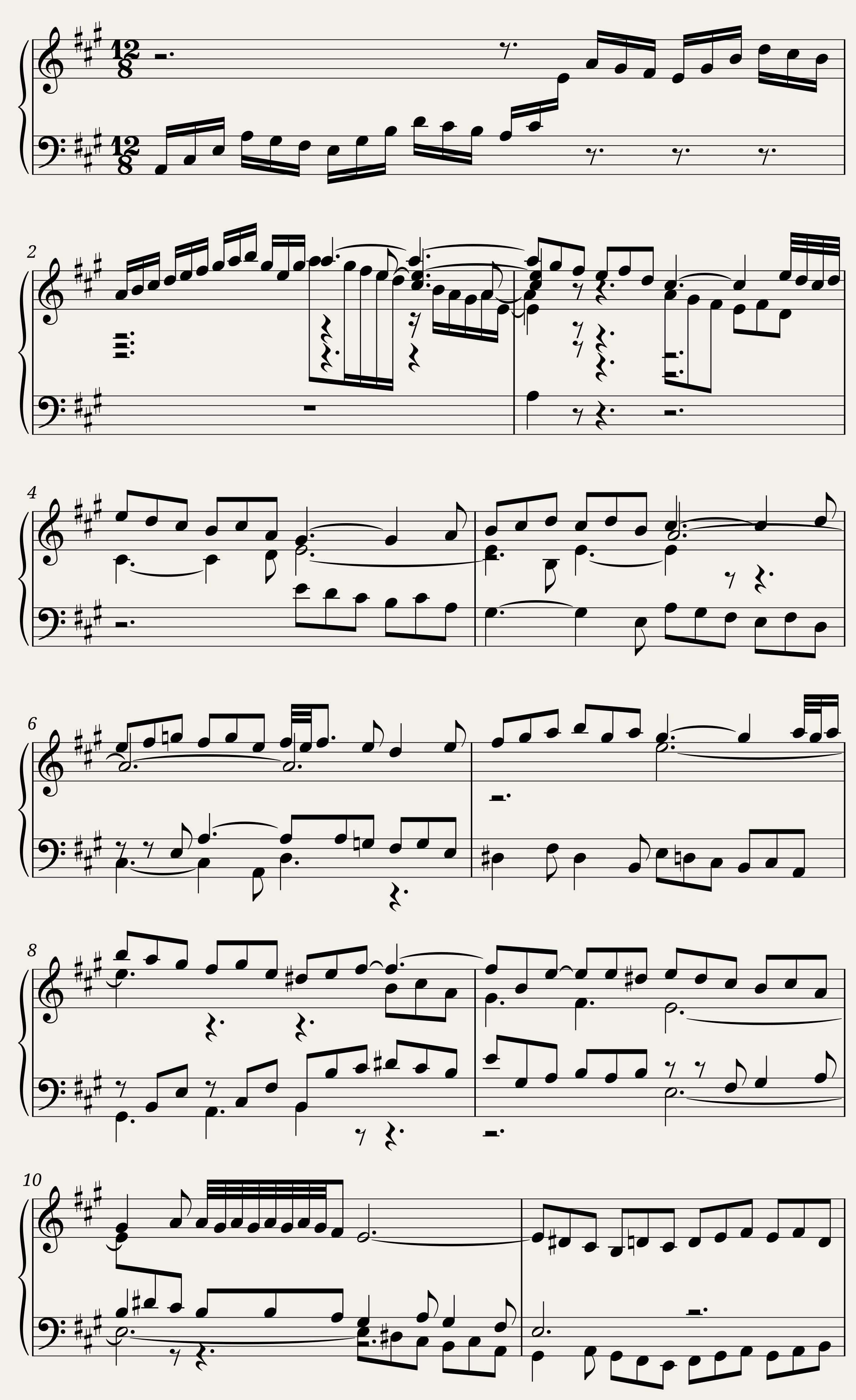 BWV 806 English Suite I Prelude — 1/3