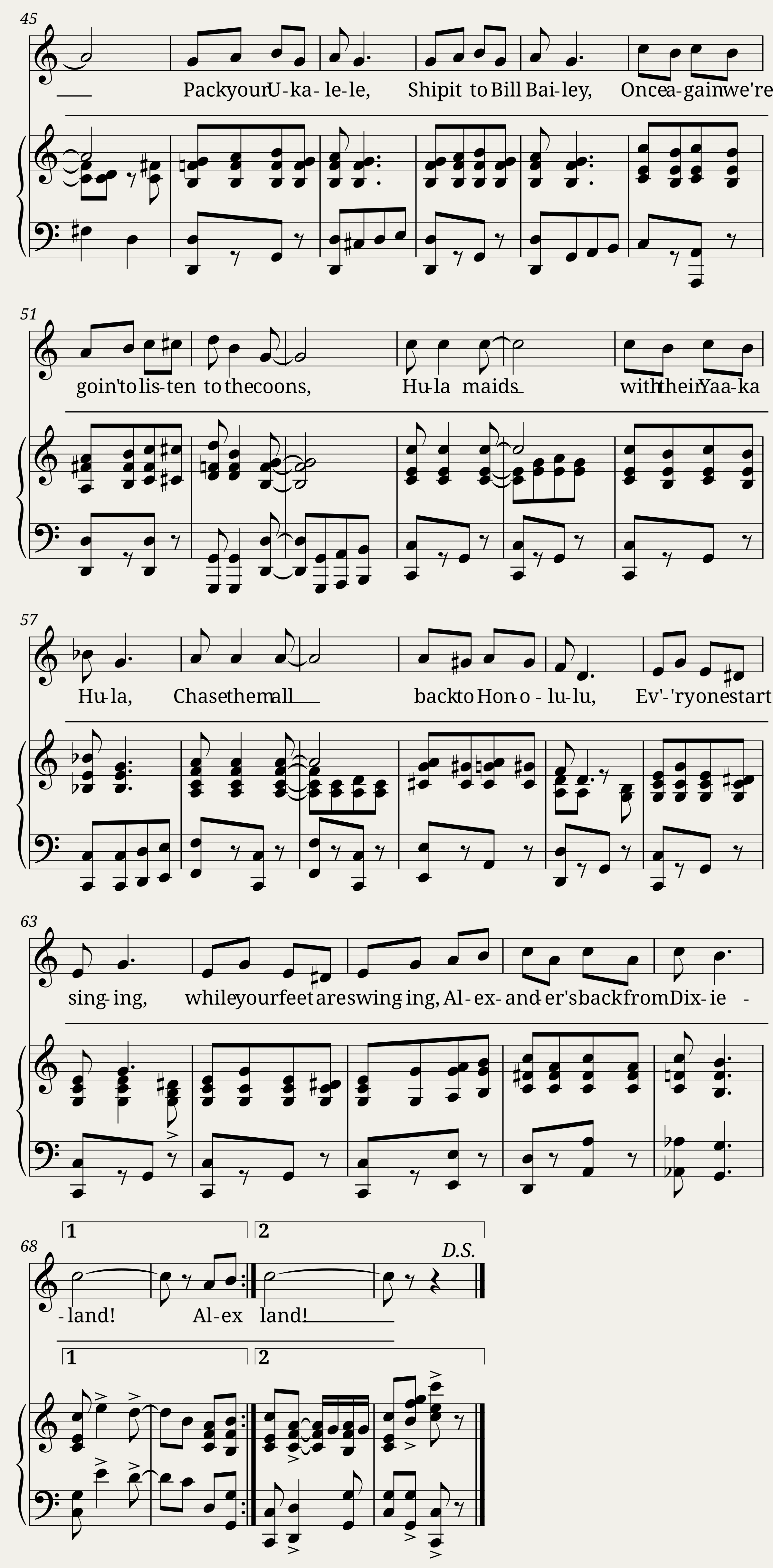Alexander's Back From Dixie With His Ragtime Band - Pete Wendling and Lew Colwell — 2/2
