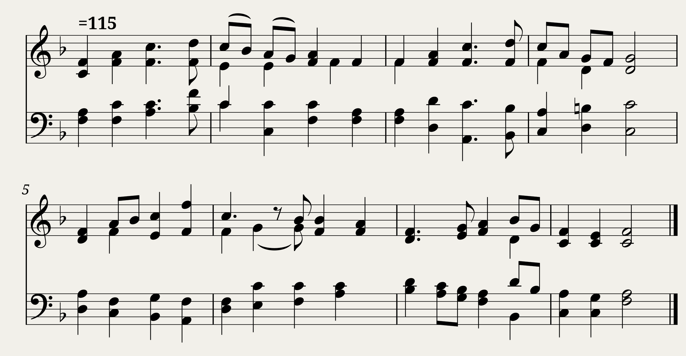 Firmly i believe and truly - Shipston traditional English melody. Arranged by Ralph Vaughan Williams