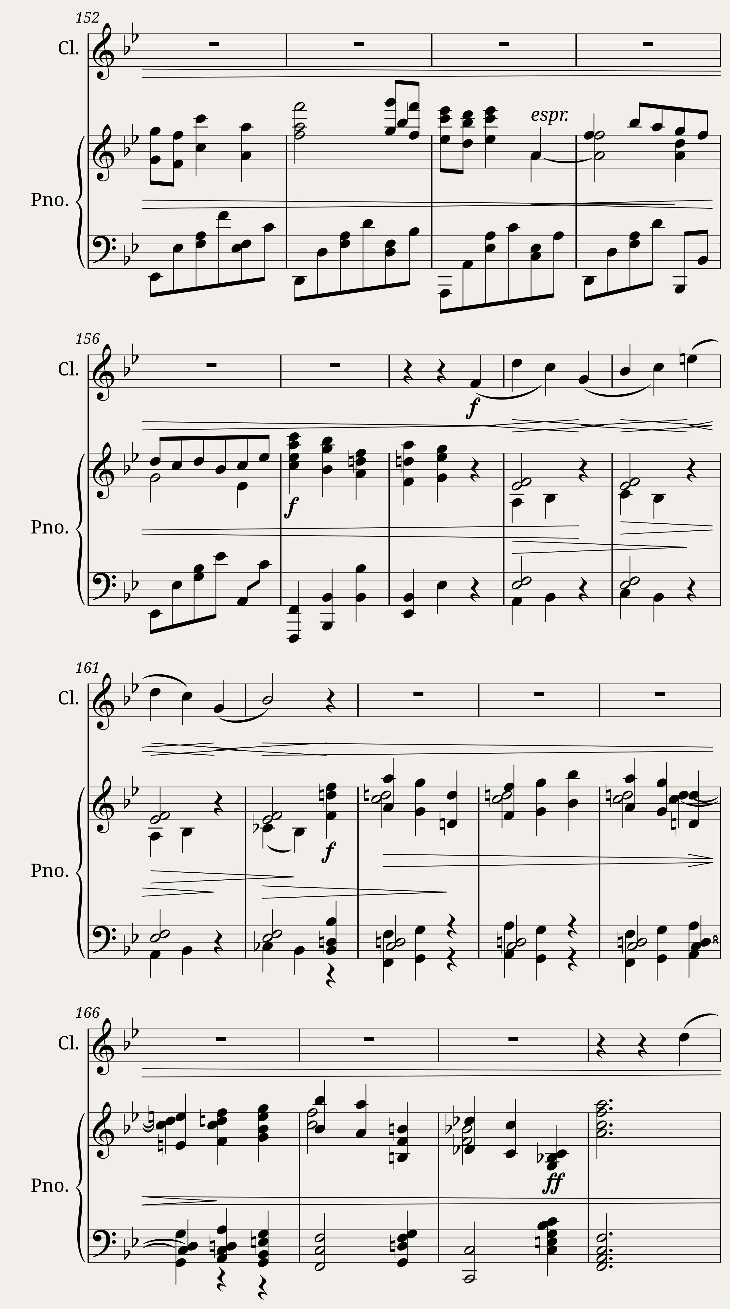 Brahms Sonata for Clarinet and Piano Op 120 No 2 2nd Movement 2b — 7/10