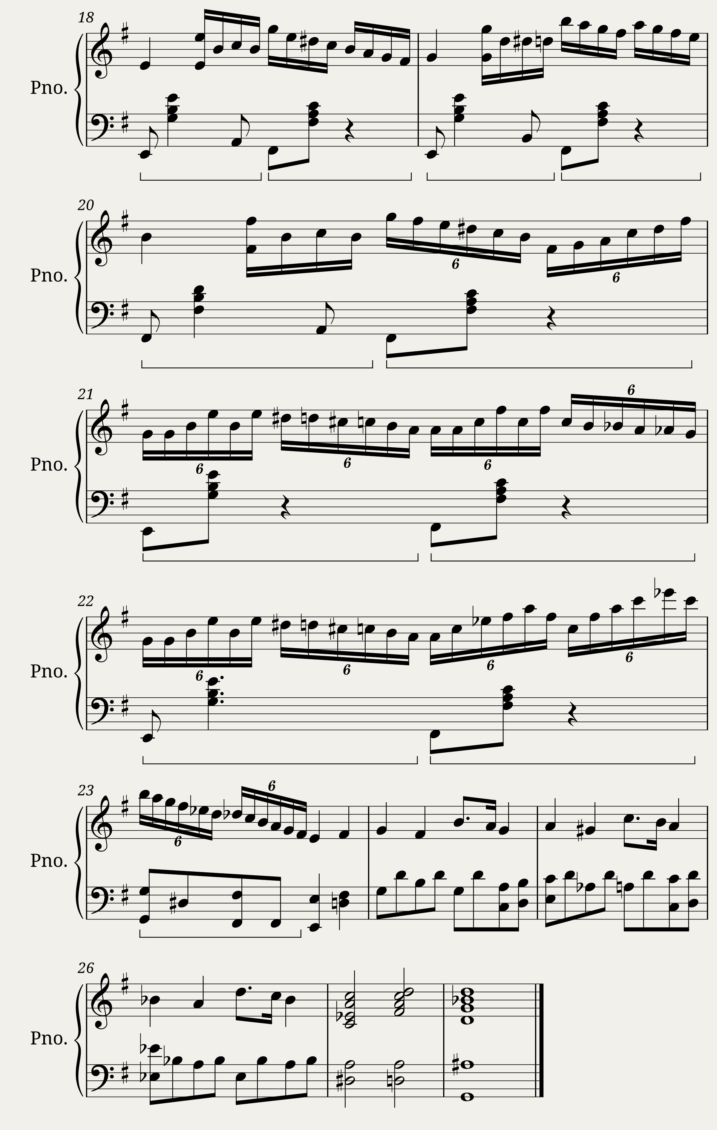 Prelude in G Major — 2/2