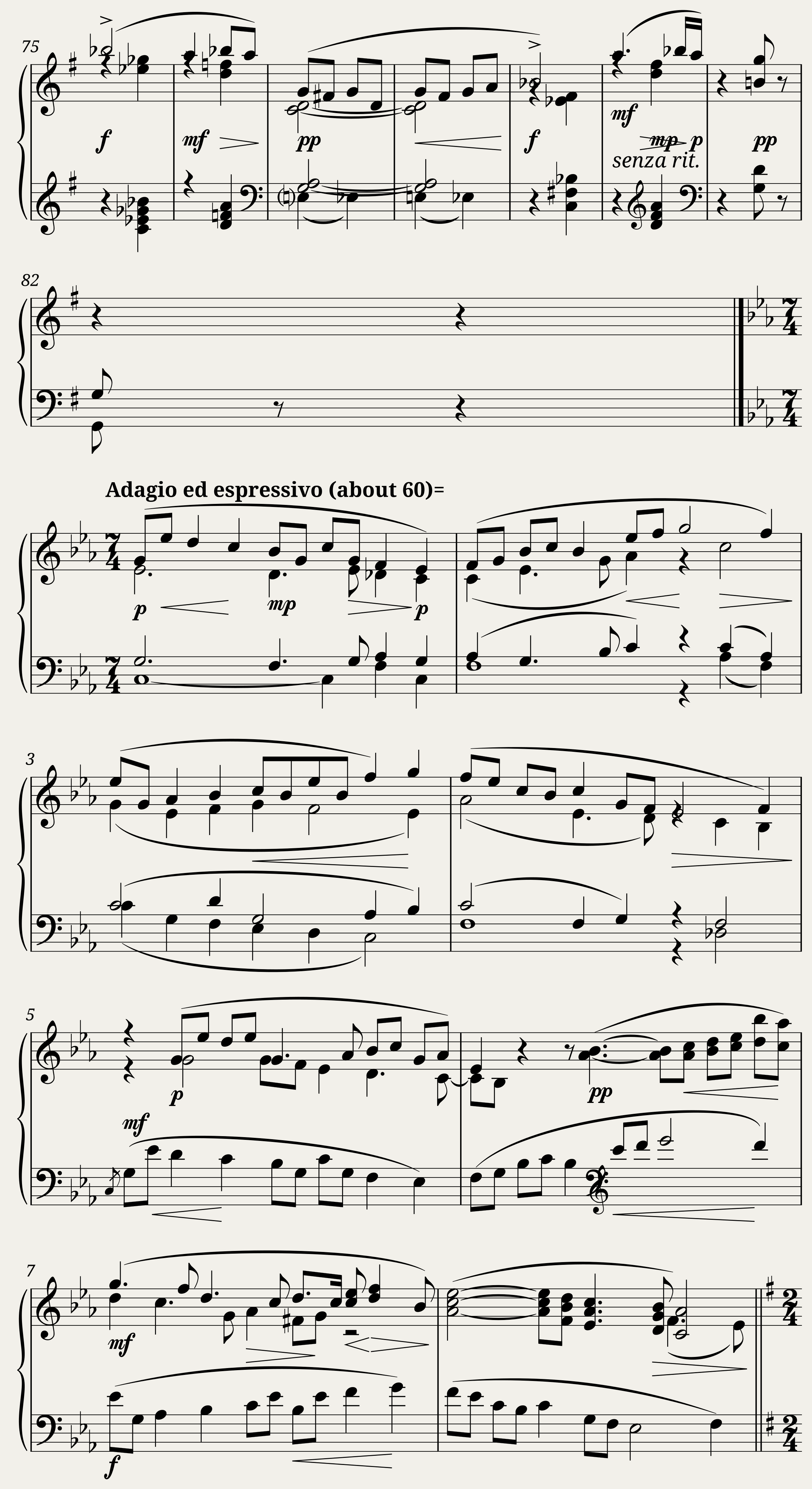 Rhapsody with chestnuts on the fire op. 18 — 3/6